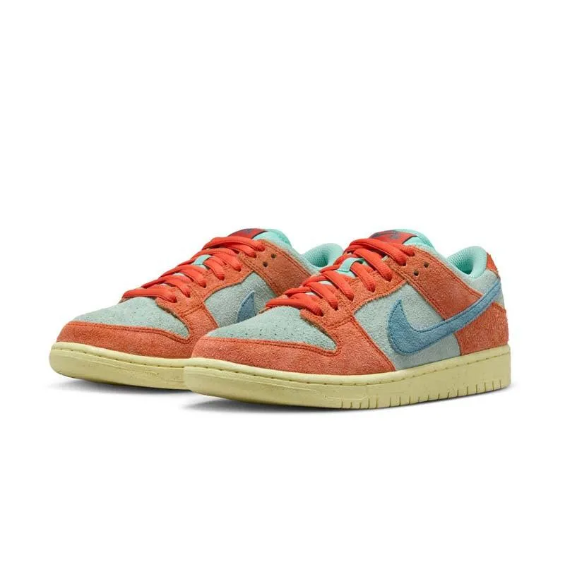 SB Dunk Low Premium 'Orange Emerald Rise' construction