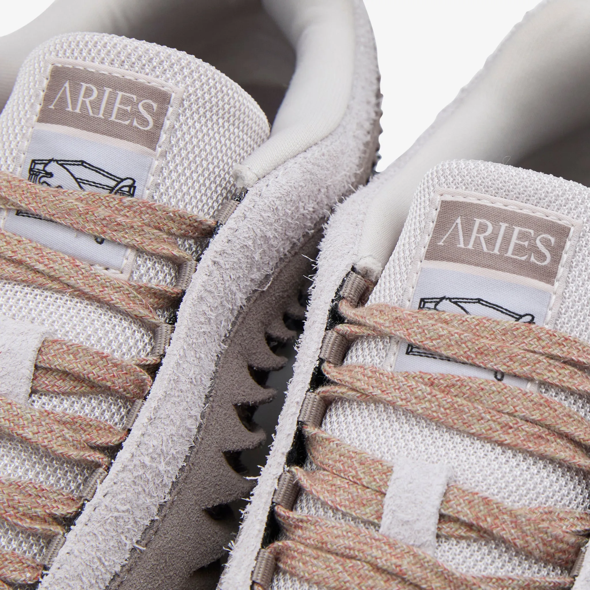 Aries x Mostro Craft Ecru | Mouse Gray Smooth Fit