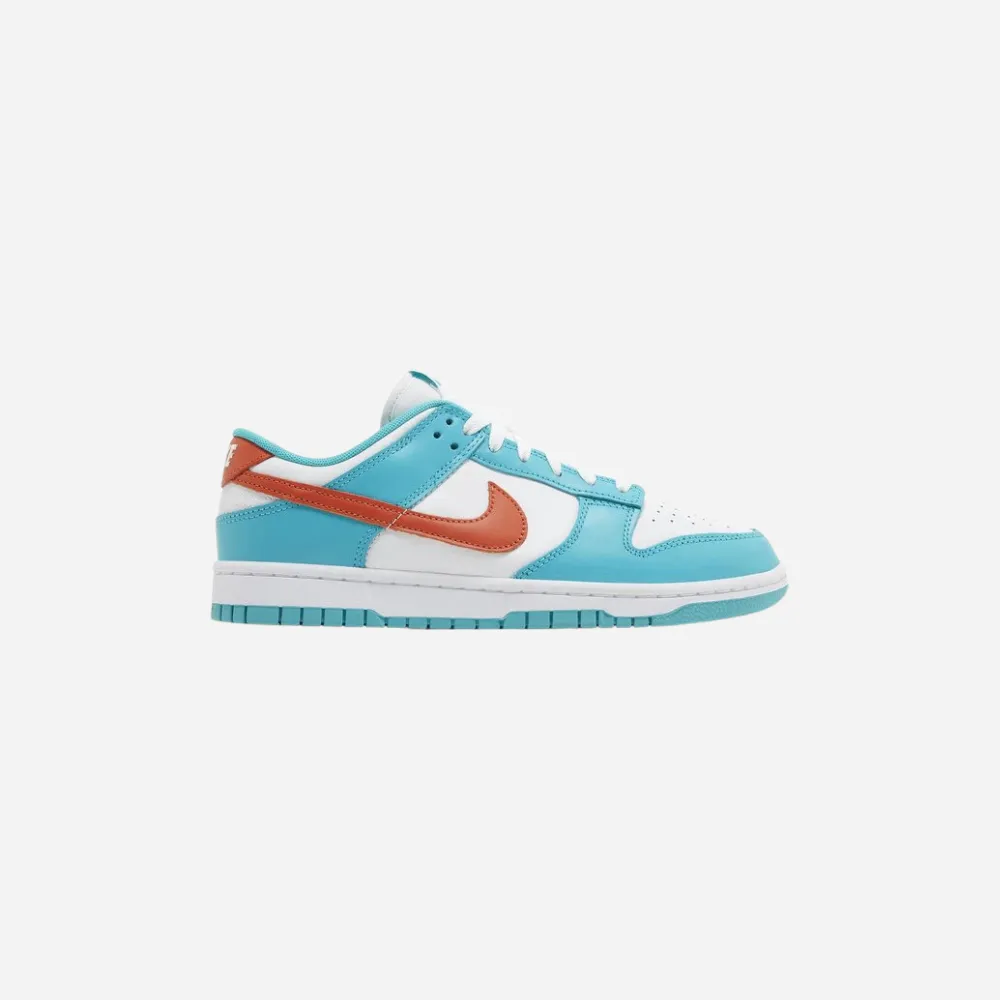 Contoured Fit NIKE DUNK LOW MIAMI DOLPHIN