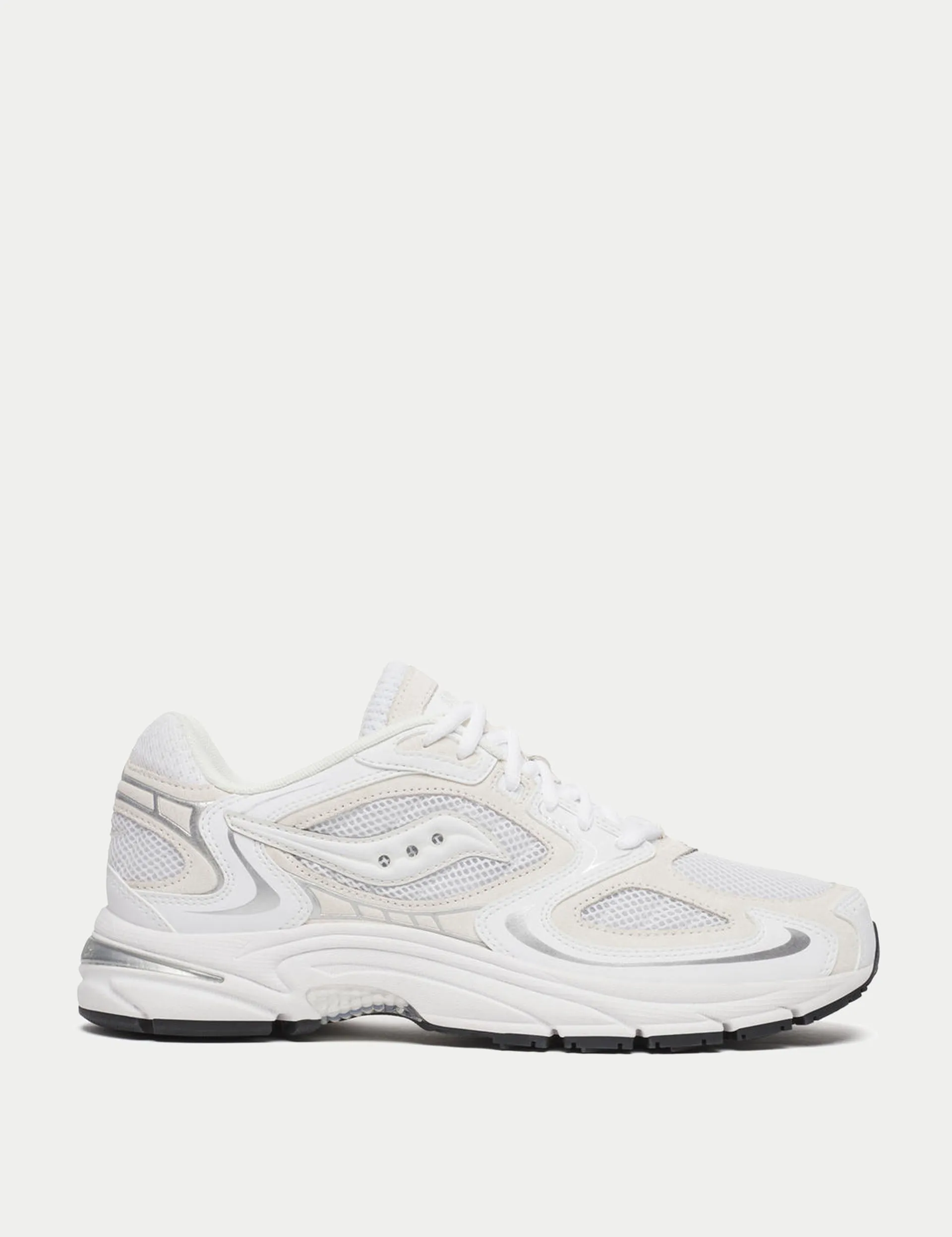 Grid Jazz 9 Suede - White/Off White Durable Design