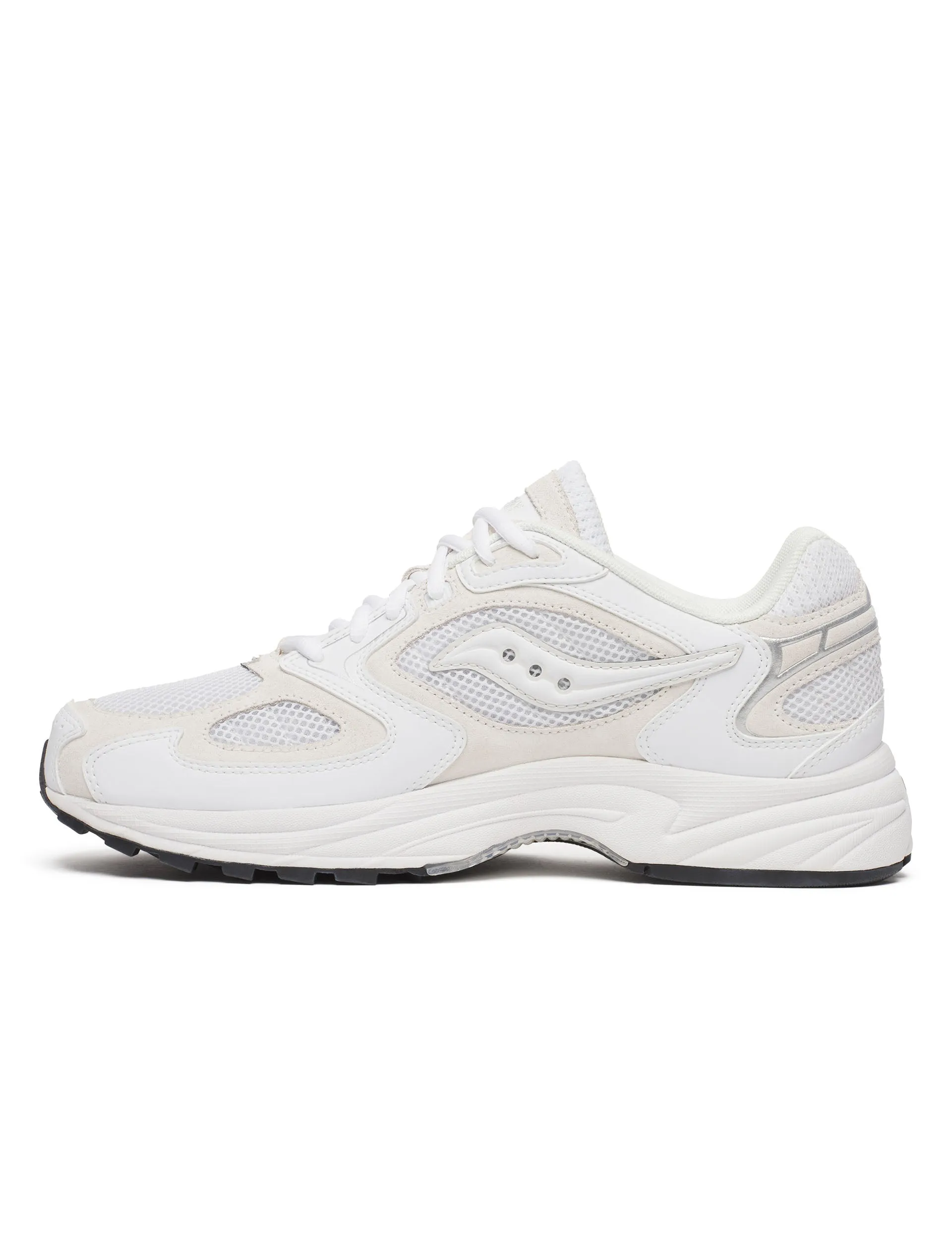Grid Jazz 9 Suede - White/Off White Comfortable Style