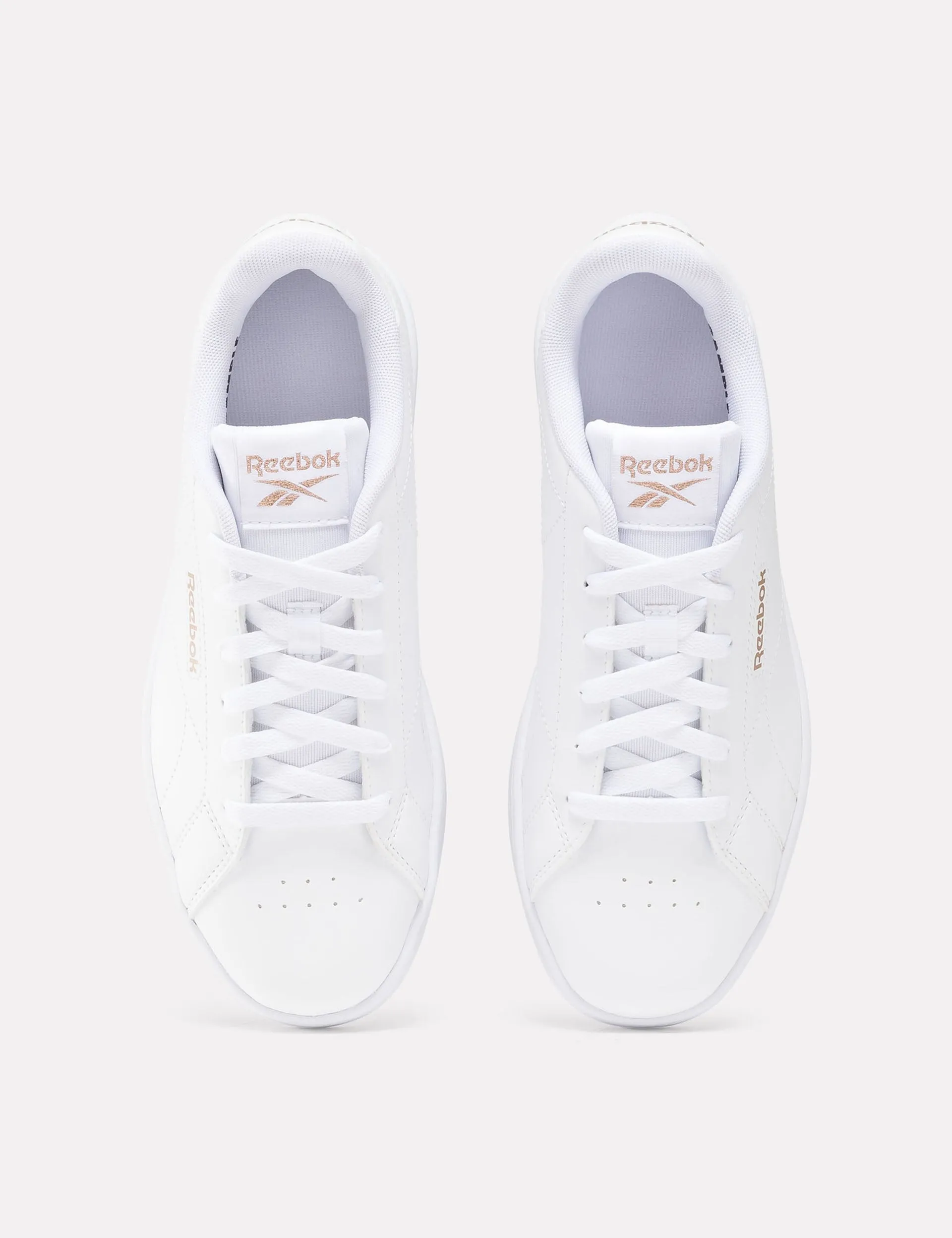 Premium energy - returning - midsole - feature shoes Court Clean Sneakers - White/Rose Gold