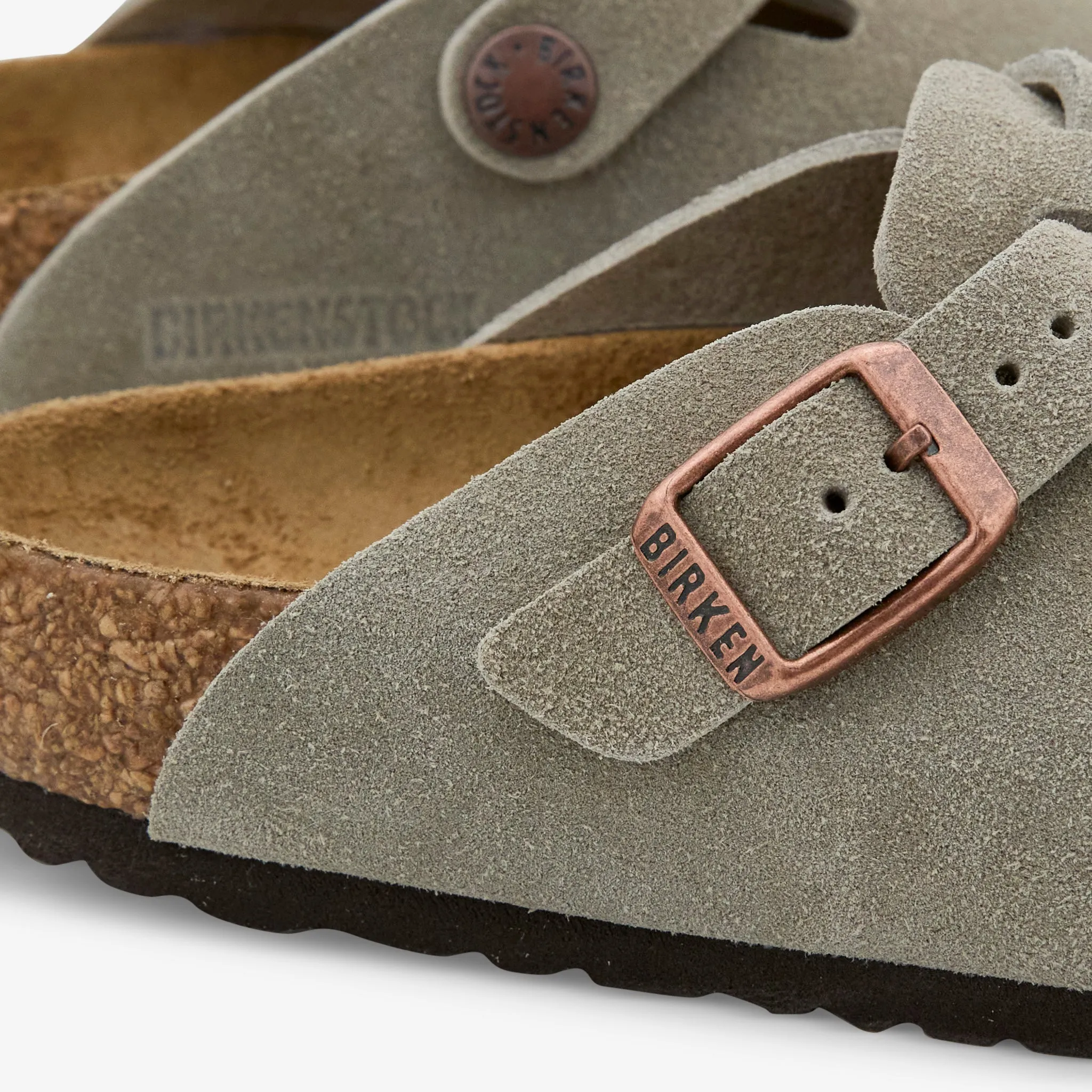 Boston Kids Taupe Suede Narrow Long Hours Any Weather