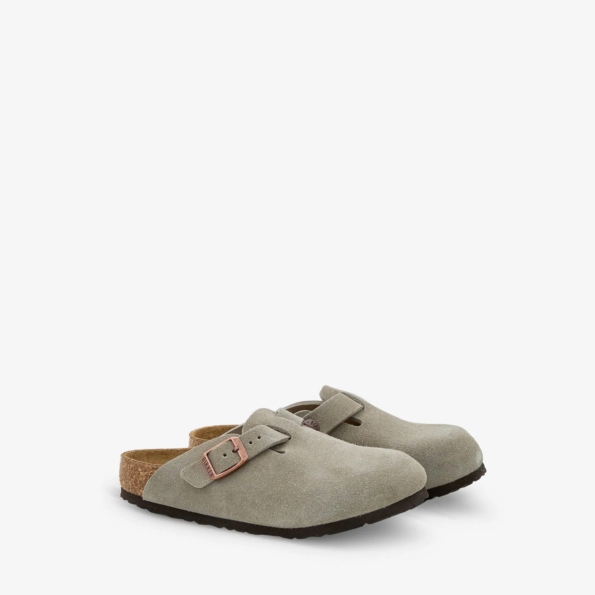 City Daily Boston Kids Taupe Suede Narrow