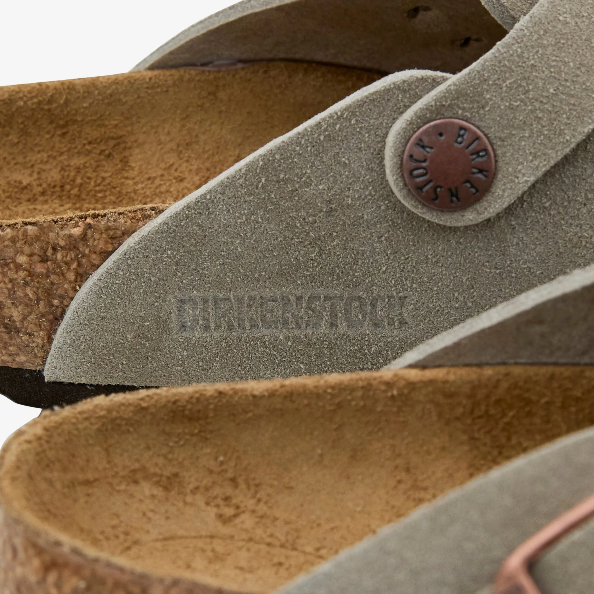Weekend Hike Boston Kids Taupe Suede Narrow