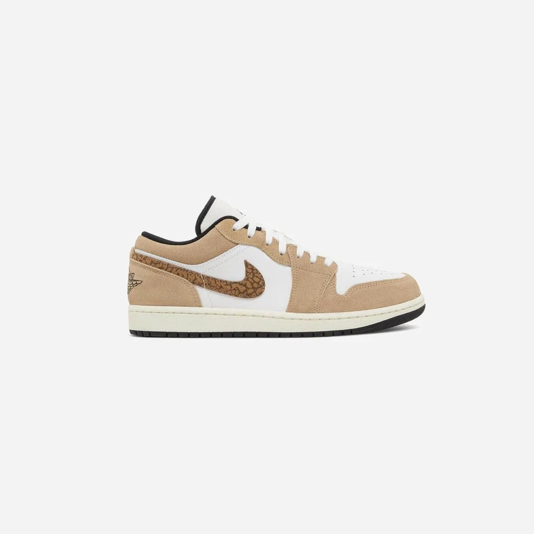 Nike Air Jordan 1 Low SE Brown Elephant Airflow Optimized Structure Refined touch