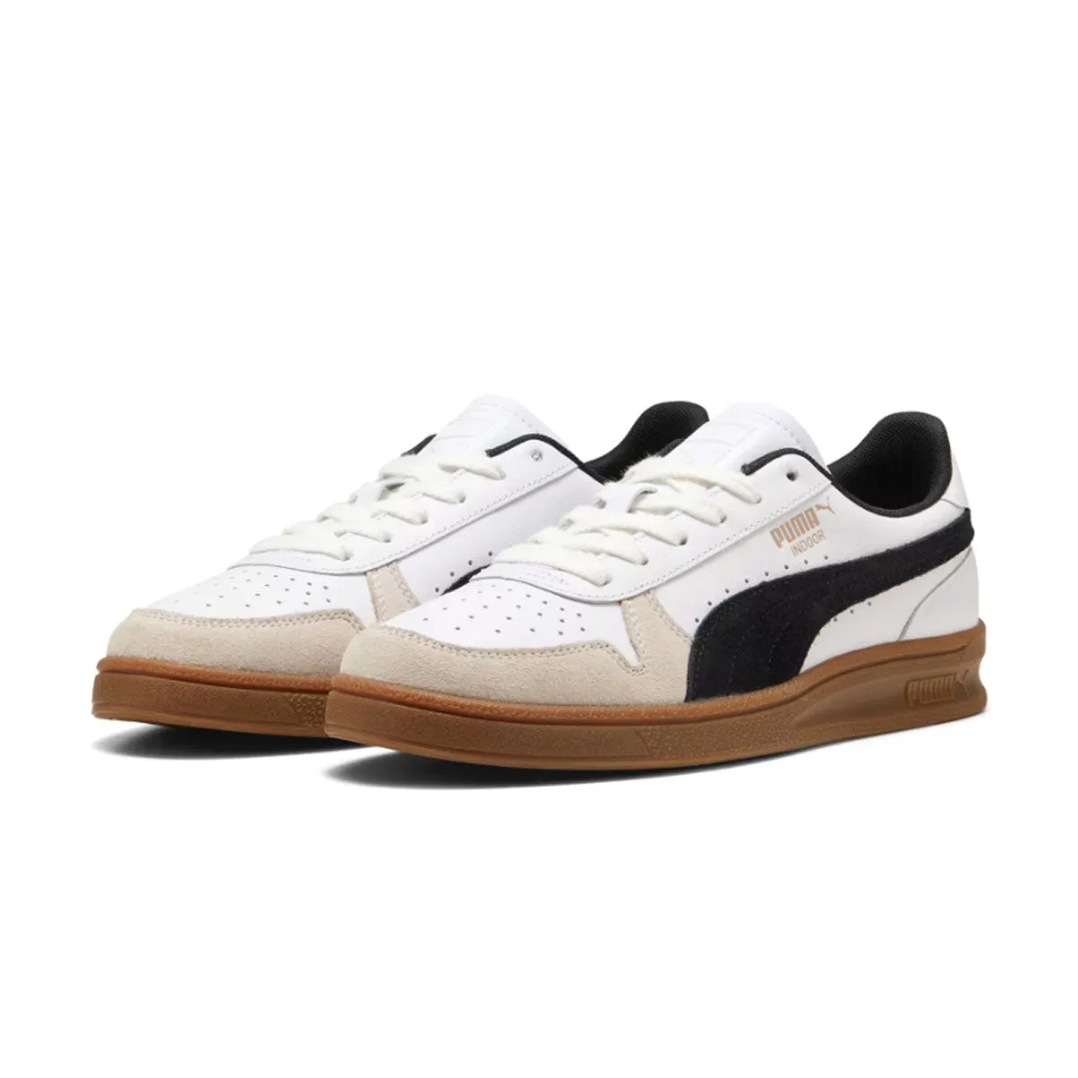 Indoor 'Puma White Black Gum' Performance Fashion Glow