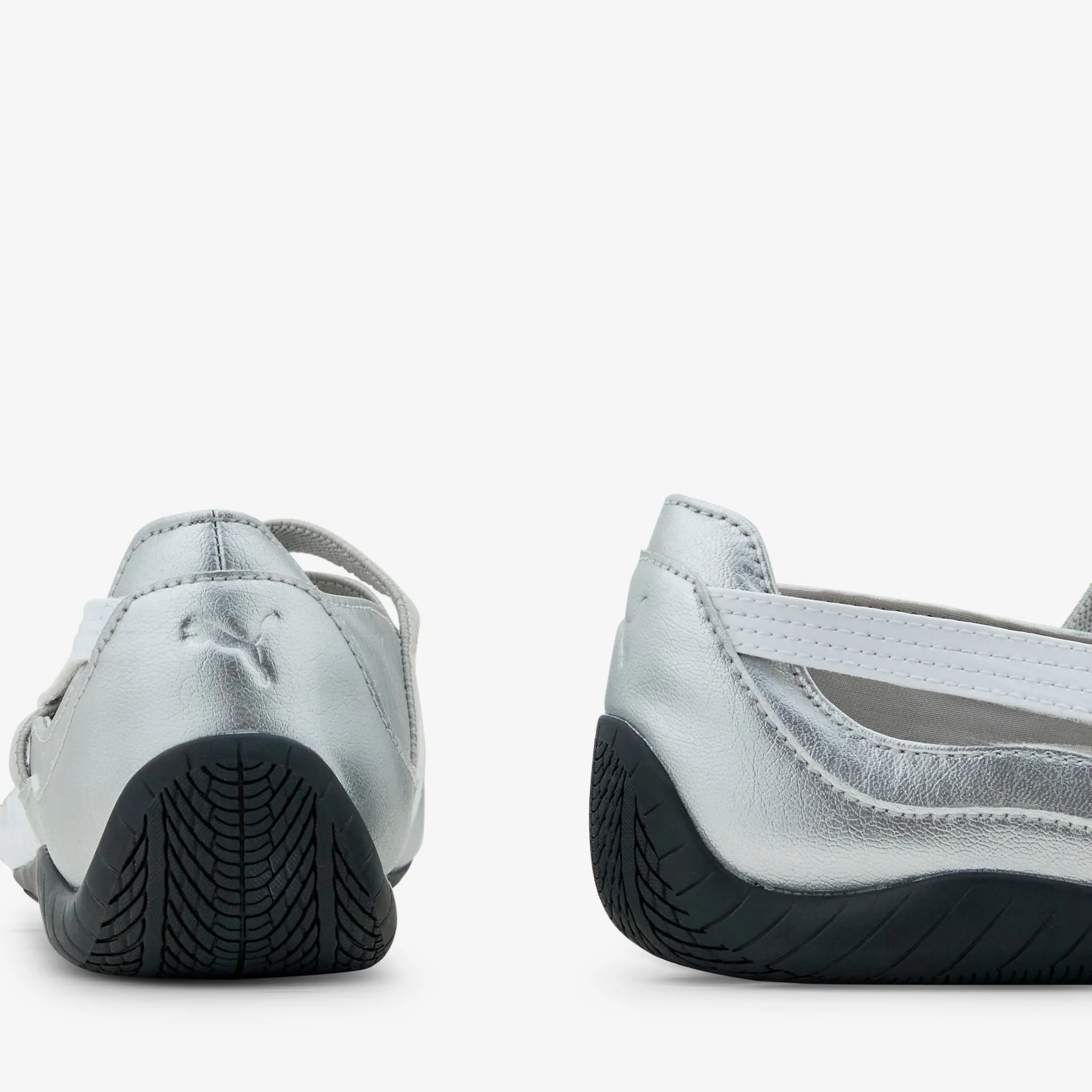 Women's Speedcat Ballet Metallic PUMA Silver | PUMA White hot climate Walking Comfort