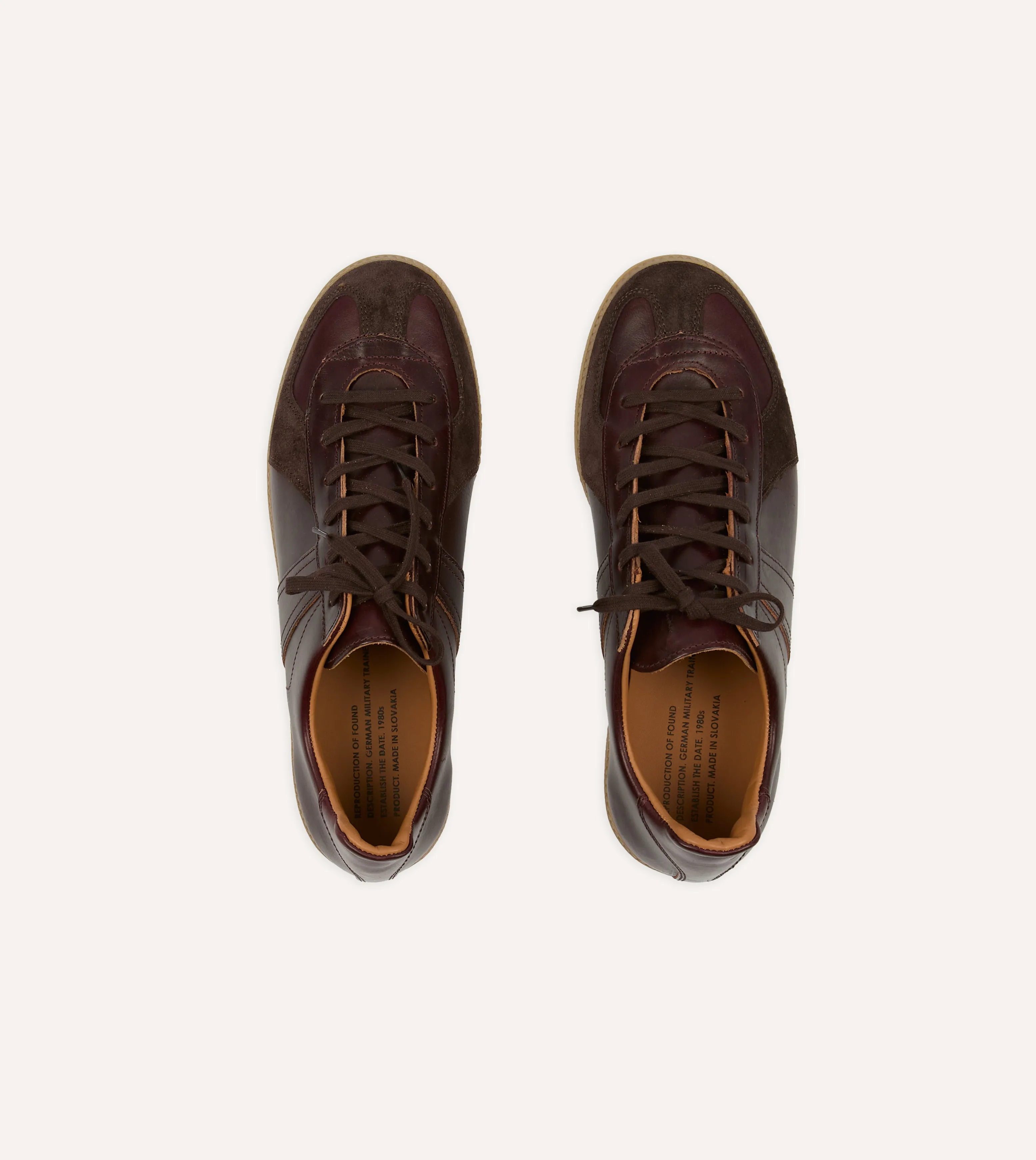 least running Reproduction of Found Brown Germany Military Trainer