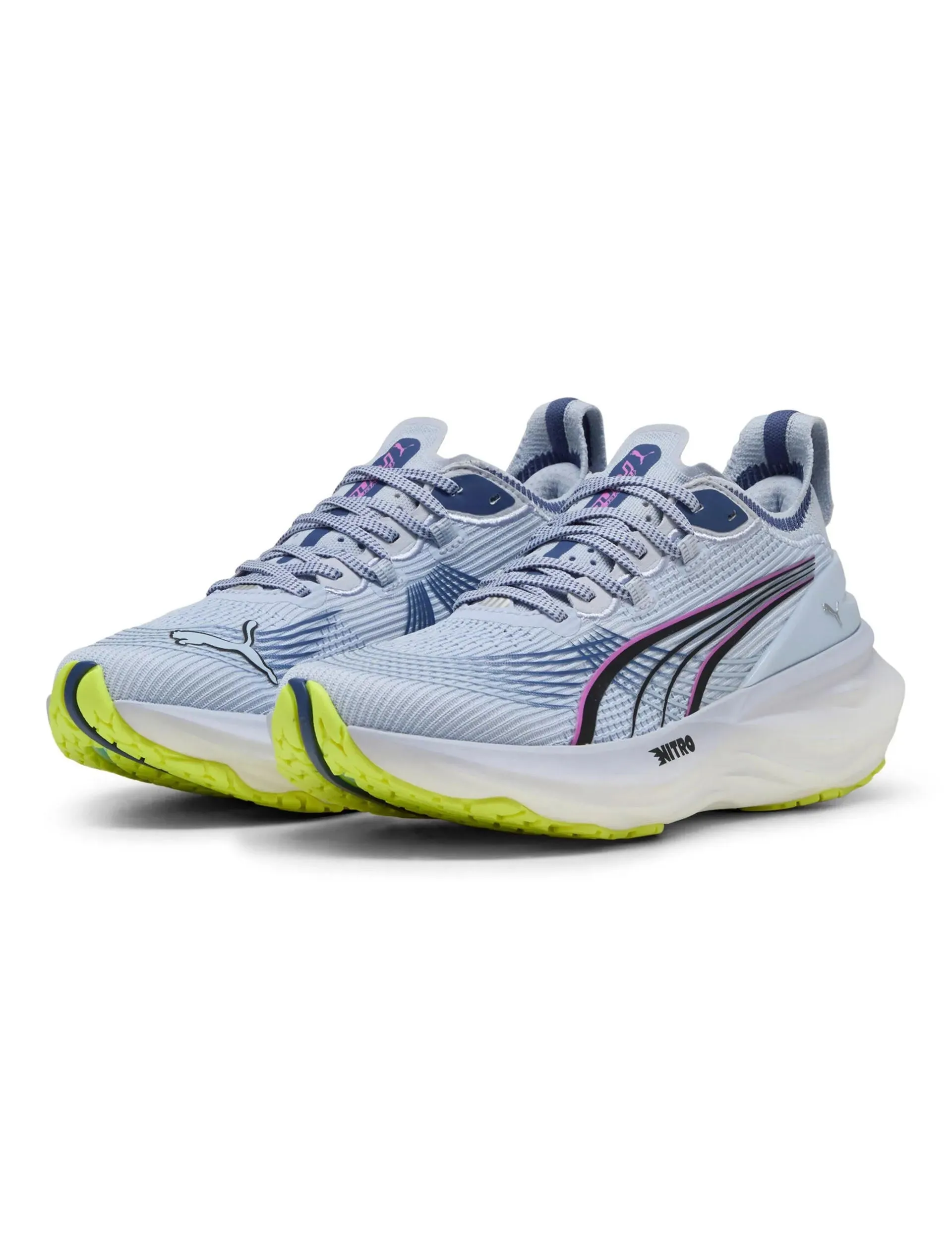 ForeverRun NITRO 2 Running Shoes - Cool Weather/Yellow Alert Comfort Padded