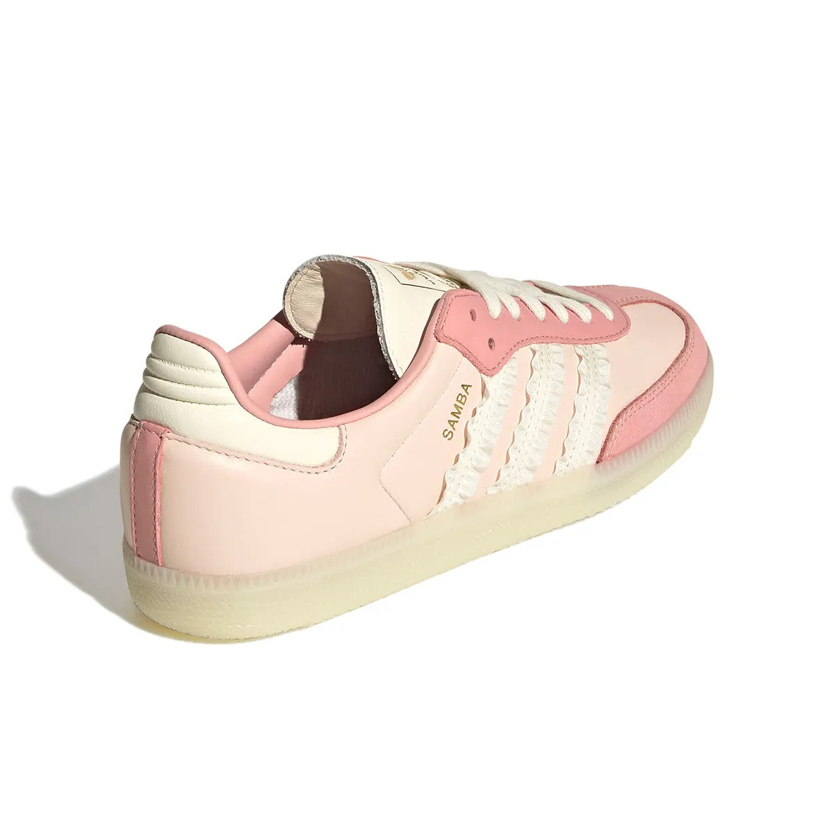 Wmns Samba OG 'Ruffles Wonder Quartz' Breathable Material Bold Neon