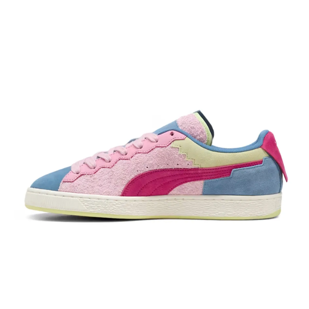   Squid Game Suede 'Blue Horizon Orchid Sha' Mesh Upper material