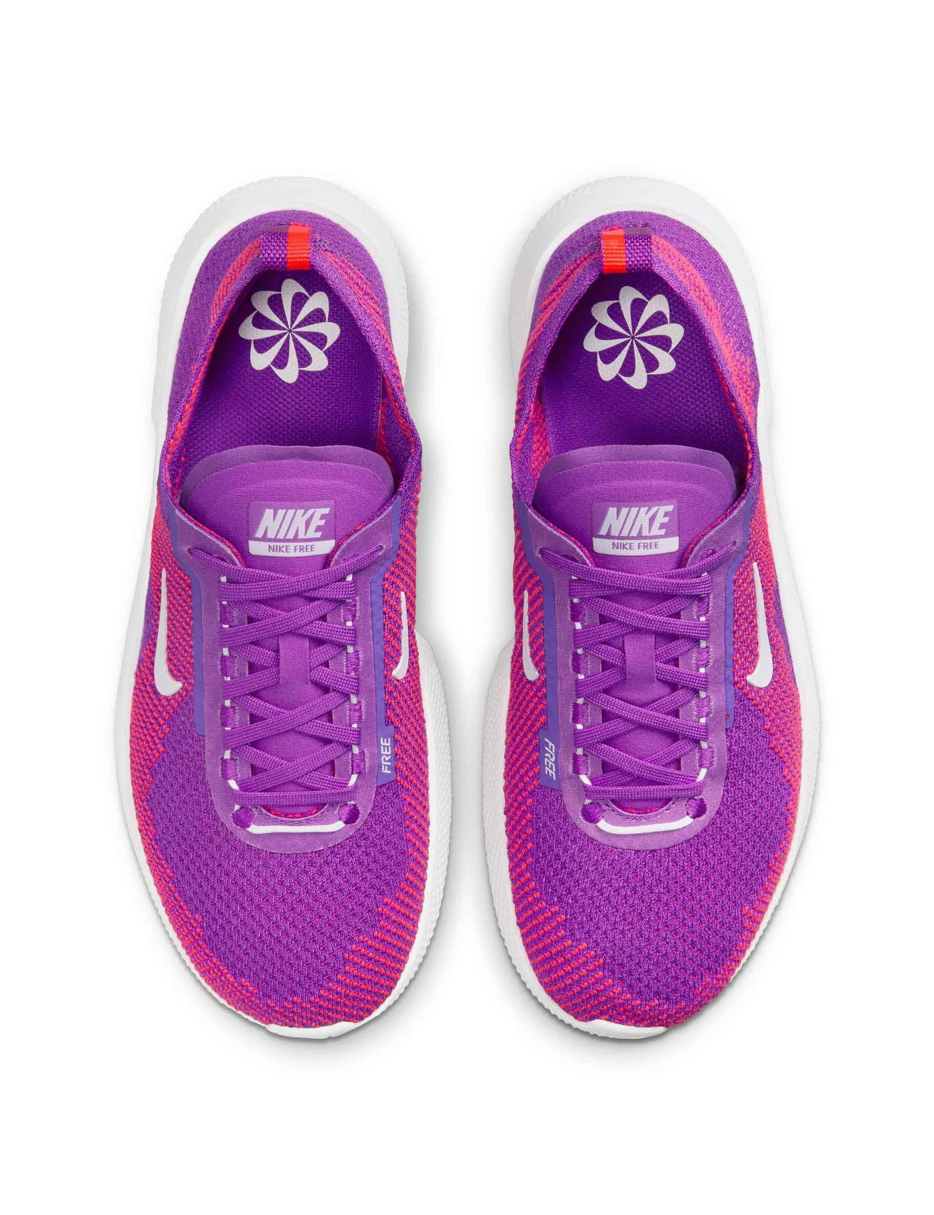Free 2025 Shoes - Vivid Purple/White/Bright Crimson Lifestyle Wear Hydrophobic Upper Material