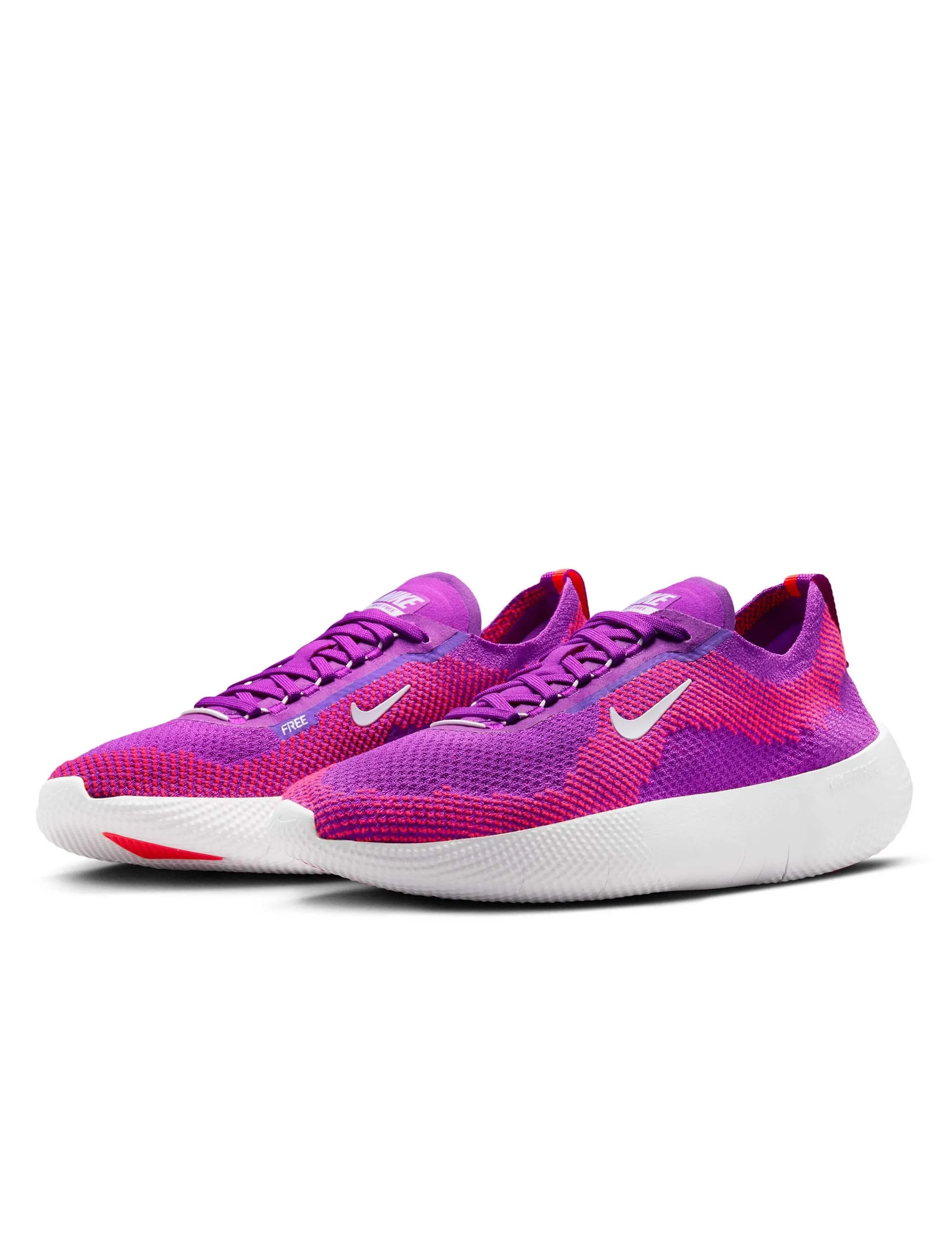 Free 2025 Shoes - Vivid Purple/White/Bright Crimson running in a yoga studio shoes multi - density midsole