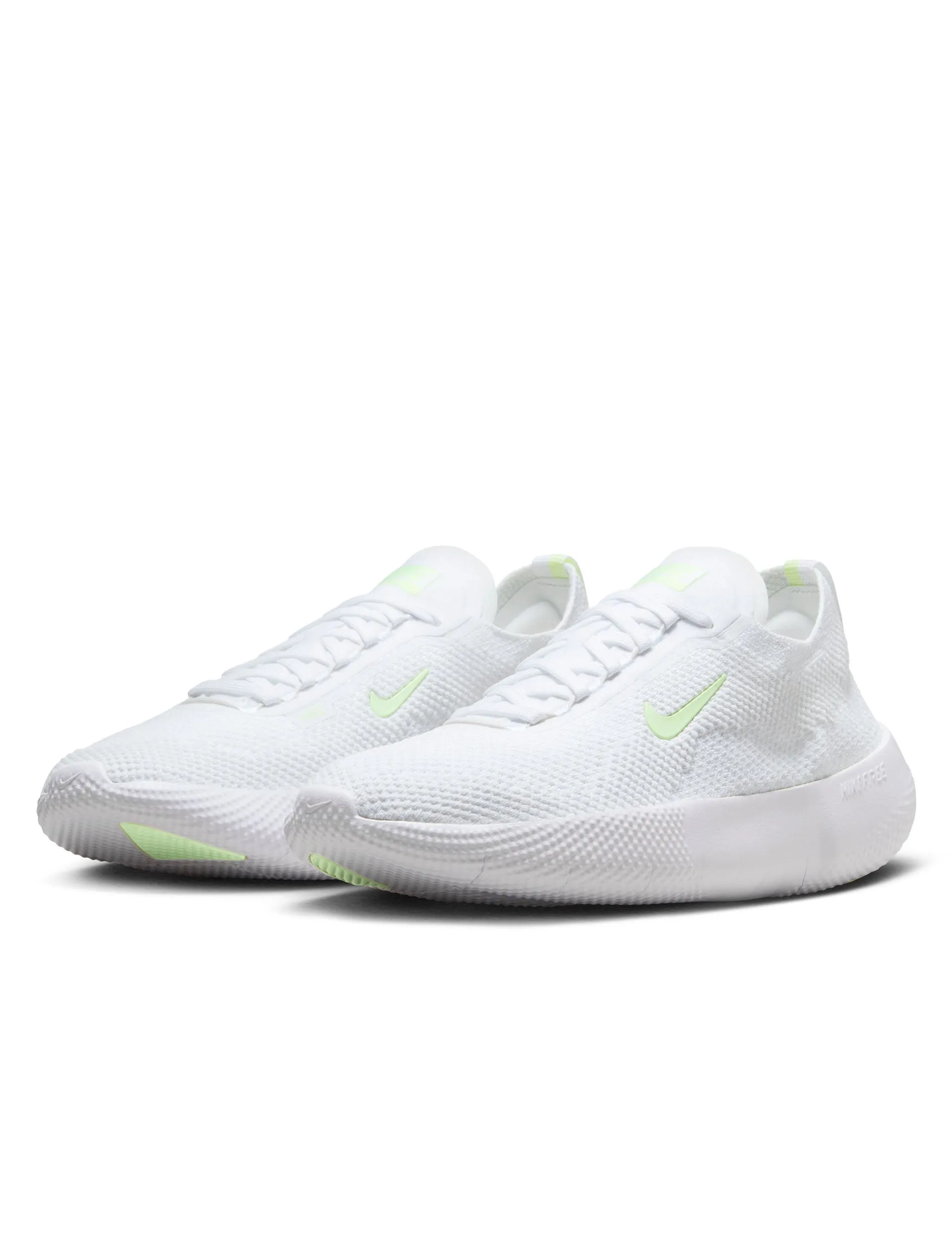 Free 2025 Shoes - White/Barely Volt/Platinum Tint Cushioned Memory Foam