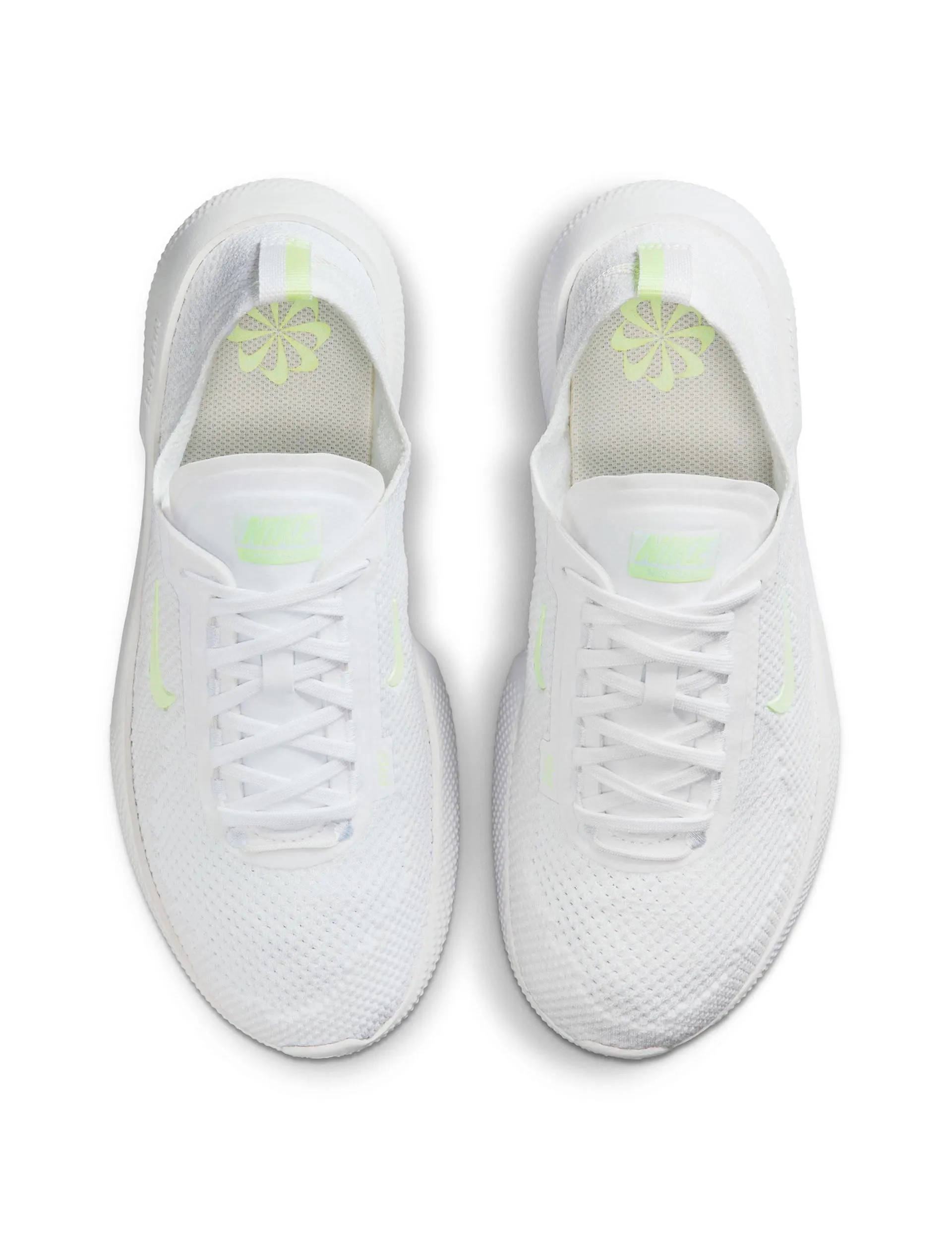 Free 2025 Shoes - White/Barely Volt/Platinum Tint Knit Design Gentle Grip
