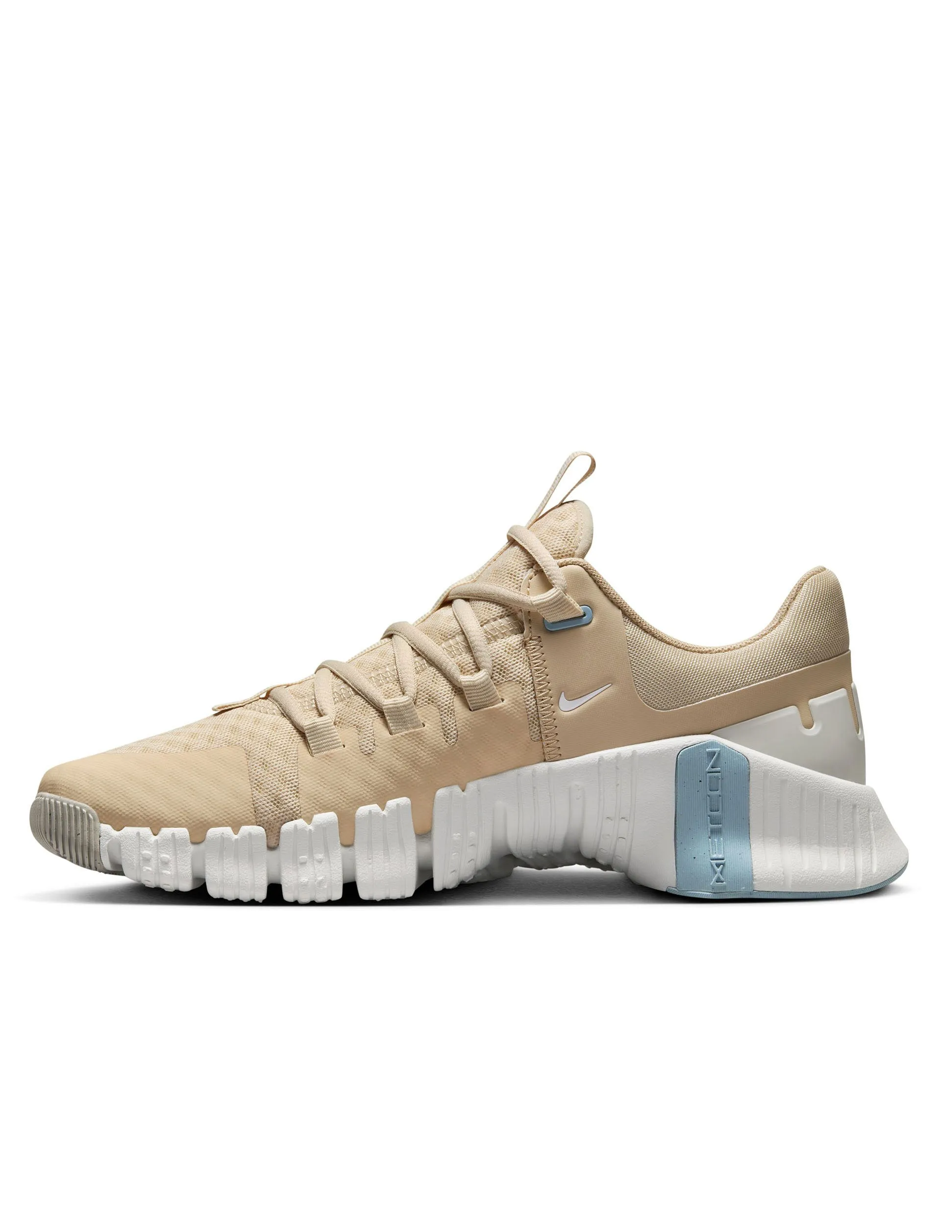 Free Metcon 5 Shoes - Sanddrift/White/Phantom/Light Iron Ore Tree Hike Wear-Ready Shoes