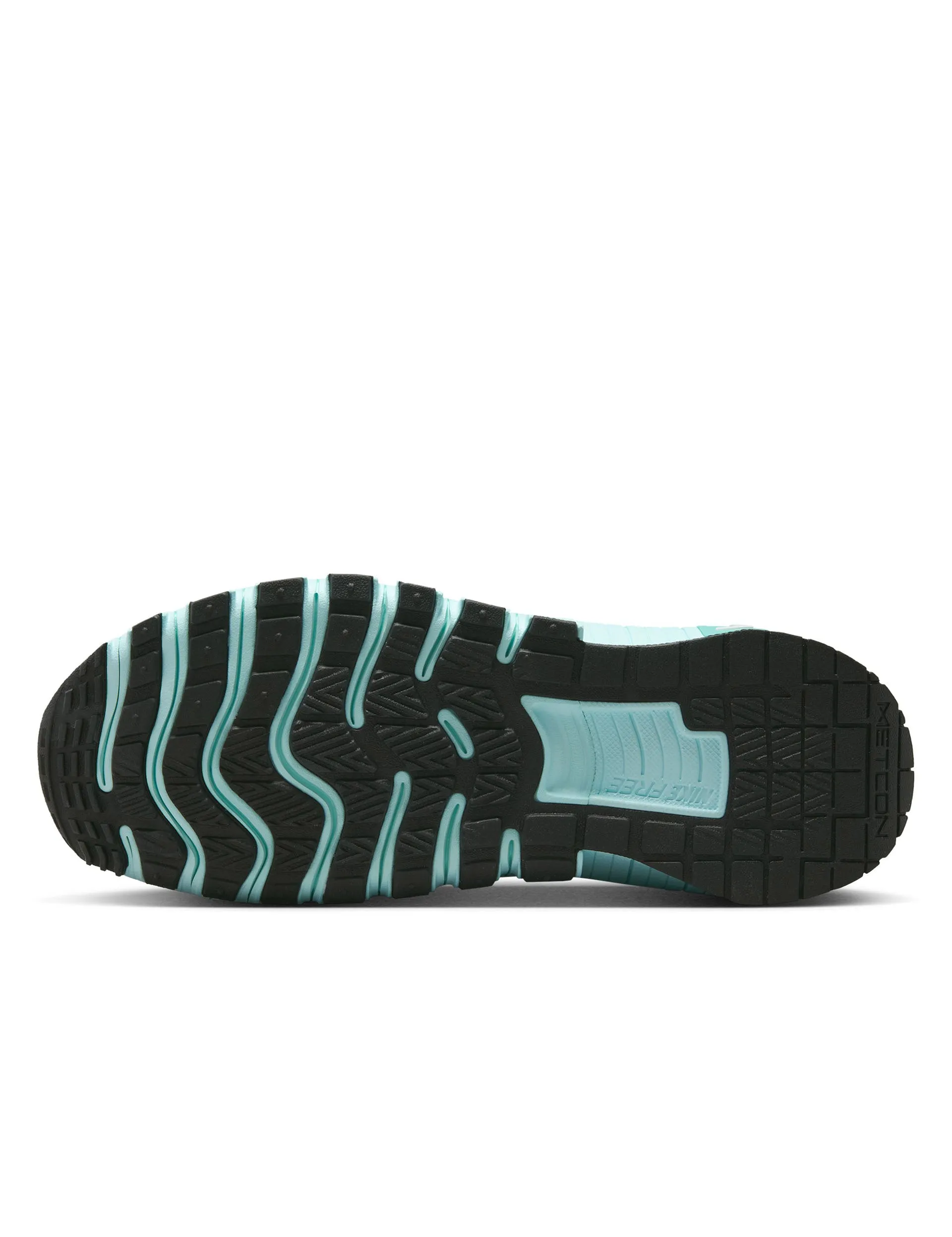 Rubber Tread Moisture Wicking Sockliner Free Metcon 6 Shoes - Bleached Turquoise/White/Washed Teal