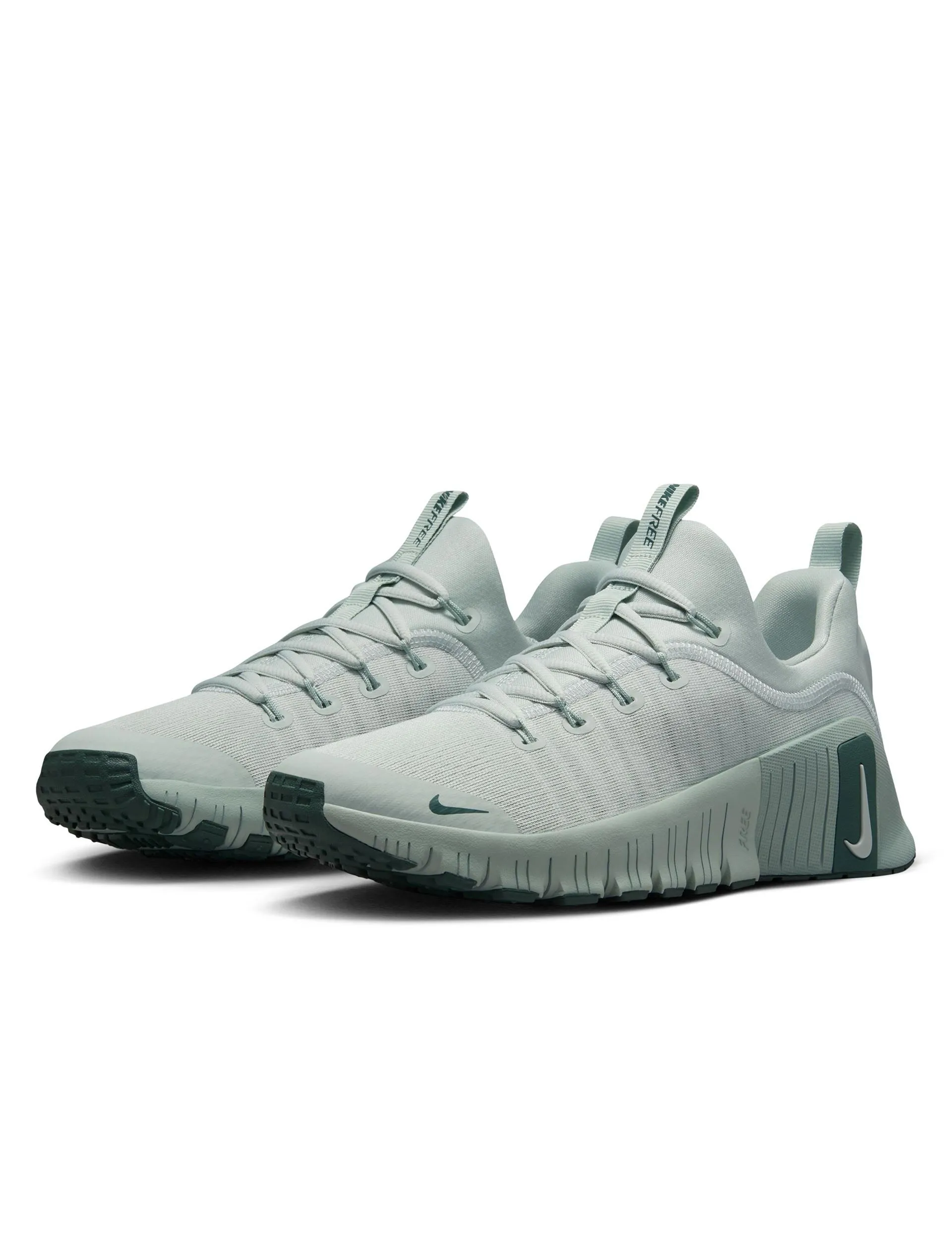 No Rub Free Metcon 6 Shoes - Light Silver/Vintage Green/Jade Horizon