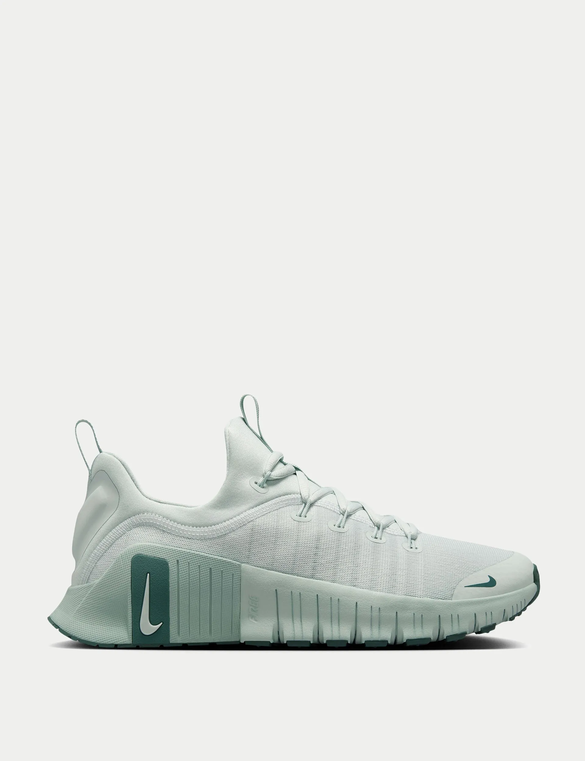 Dribble Hike Free Metcon 6 Shoes - Light Silver/Vintage Green/Jade Horizon