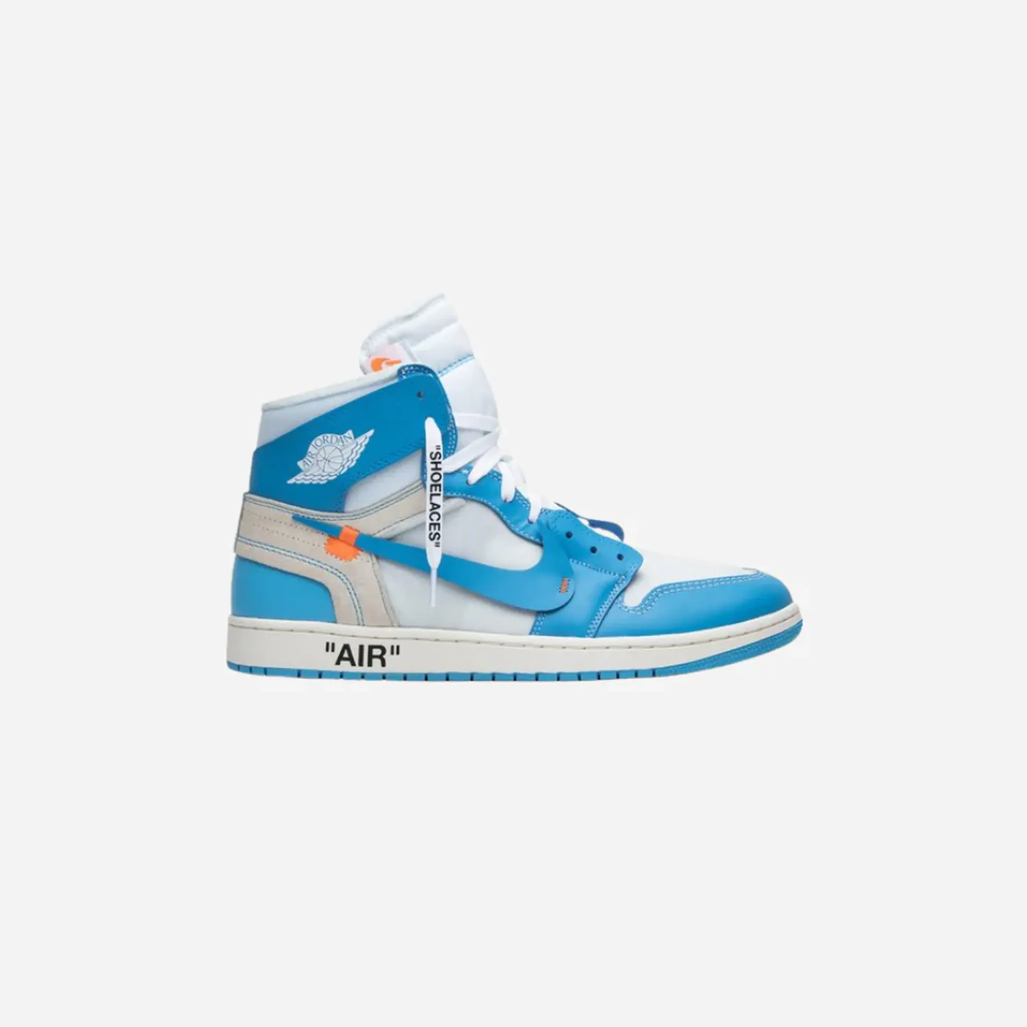 Nike Air Jordan 1 Retro High Off-White University Blue Weatherproof Footwear