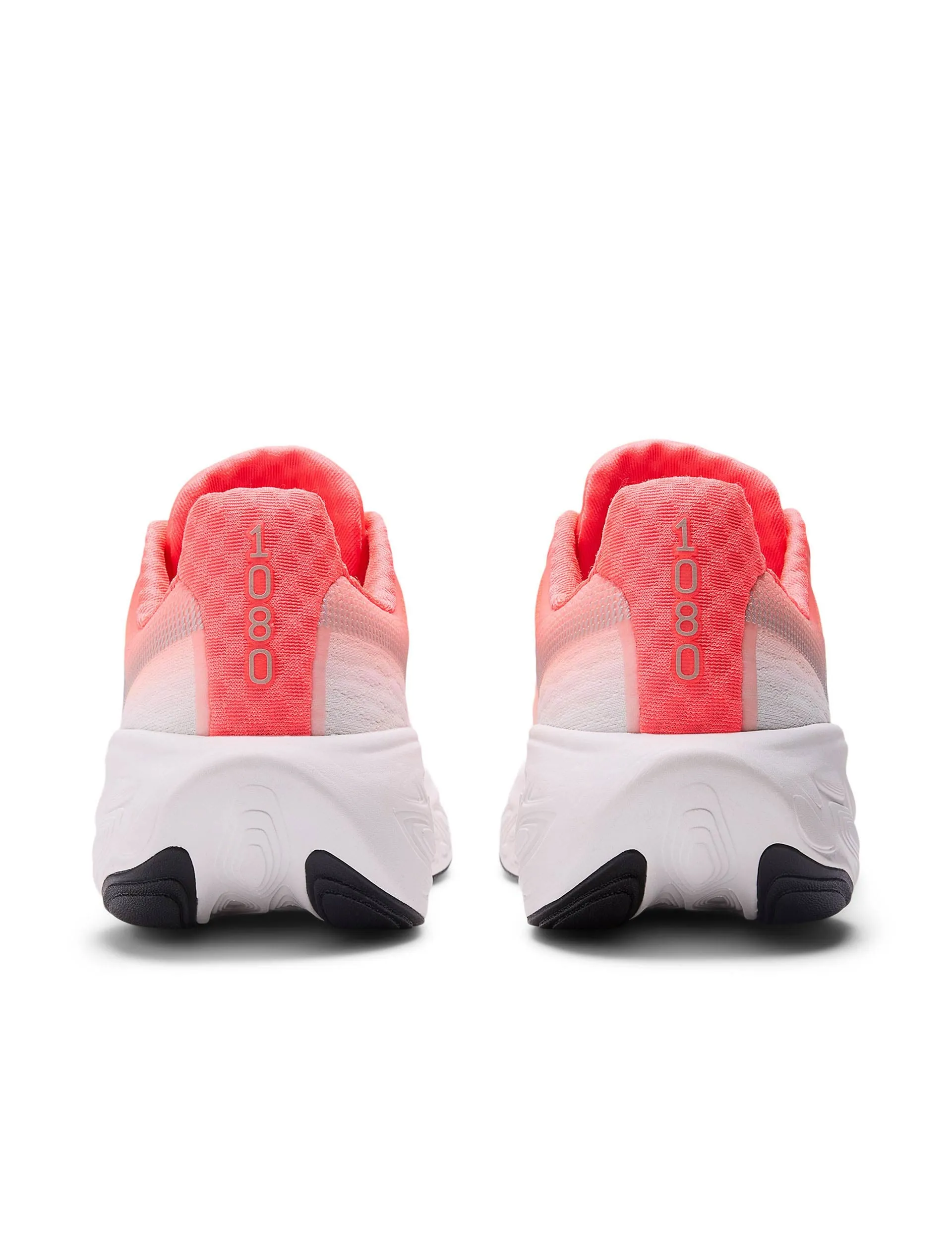 Fresh Foam X 1080 v14 Shoes - Urgent Red Trail Blazing logo - buckled shoes