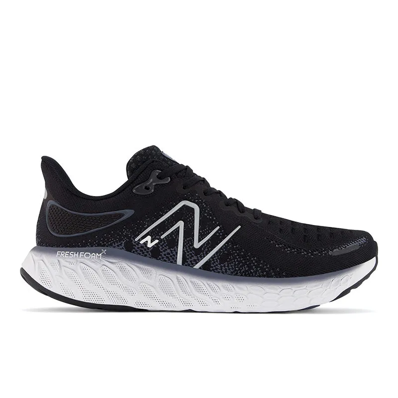 Fresh Foam X 1080v12 - Black with Thunder and White - Men's Comfort Sockliner running for cardiovascular health