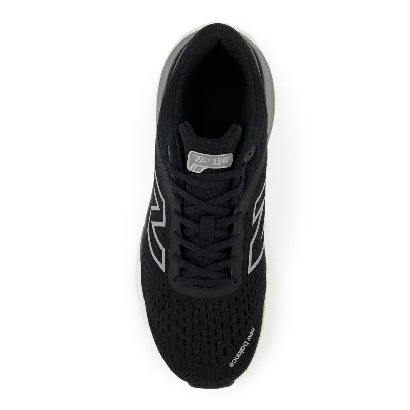 running in a plastic bridge area shoes responsiveness - feature shoes Fresh Foam X 1540v4 - Black with Harbor Grey - Men's