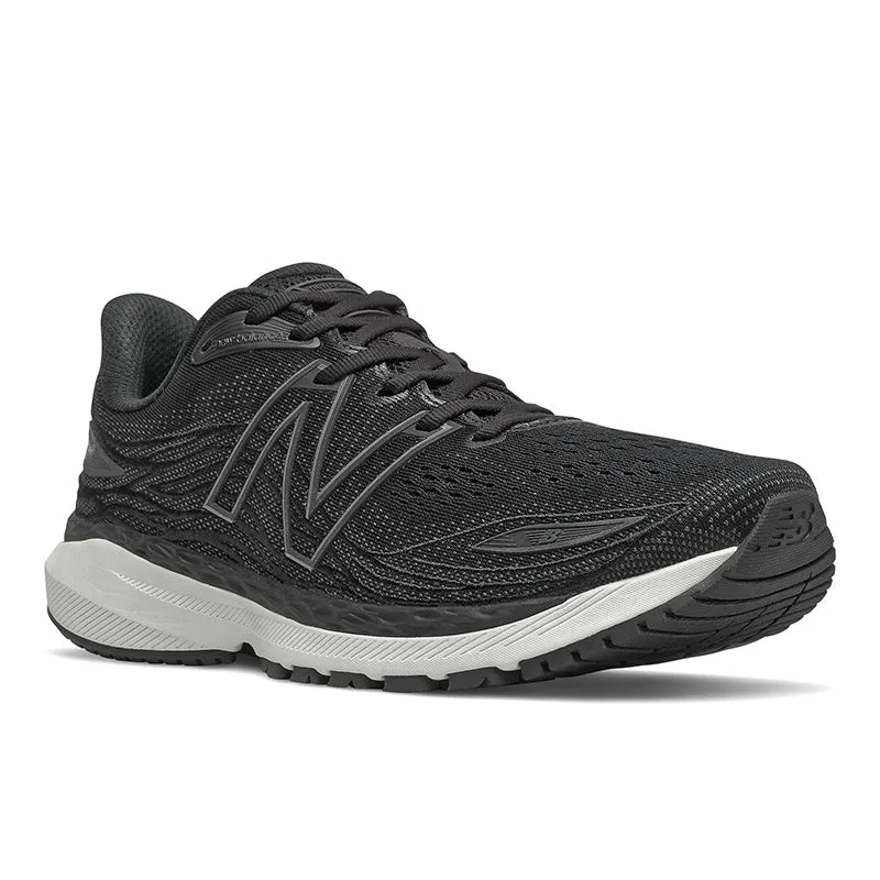 Fresh Foam X 860v12 - Black with White - Men's synthetic insole shoes Zumba