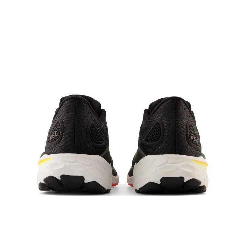 Fresh Foam X 860v13 - Black with Neon Dragonfly and Hot Marigold - Men's ribbon - decorated running wear