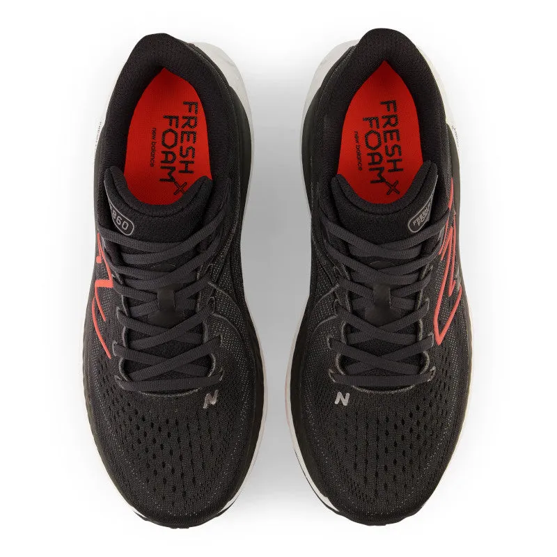 evening run premium - quality all - weather shoes Fresh Foam X 860v13 - Black with Neon Dragonfly and Hot Marigold - Men's