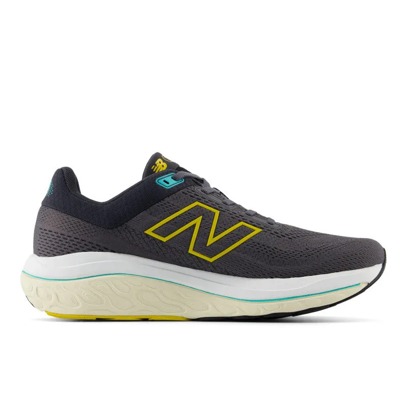 noiseless field - sports shoes Fresh Foam X 860v14 - Magnet with Ginger Lemon and Cyber Jade - Men's