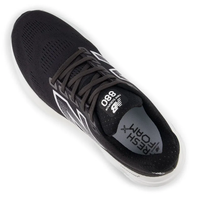jogging running option youth shoes Fresh Foam X 880v15 - Black with White and Reflection - Men's