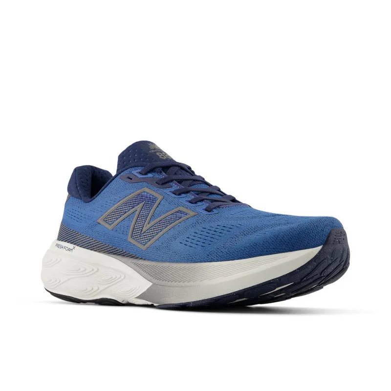 stress - relief running shoe motivation Fresh Foam X 880v15 - Sea Stone with NB Navy and Marmalade - Men's