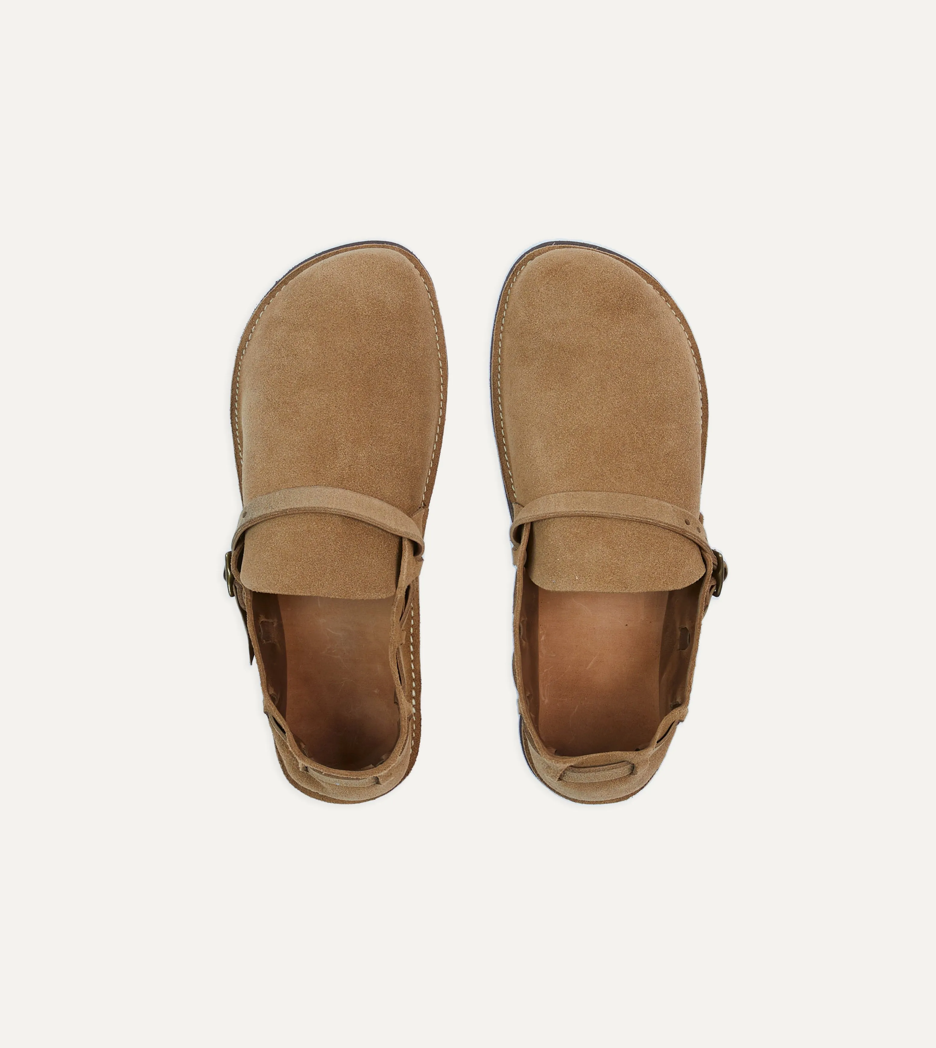 Effortless Fit Aurora for Drake's Middle English Light Brown Roughout Leather Shoe