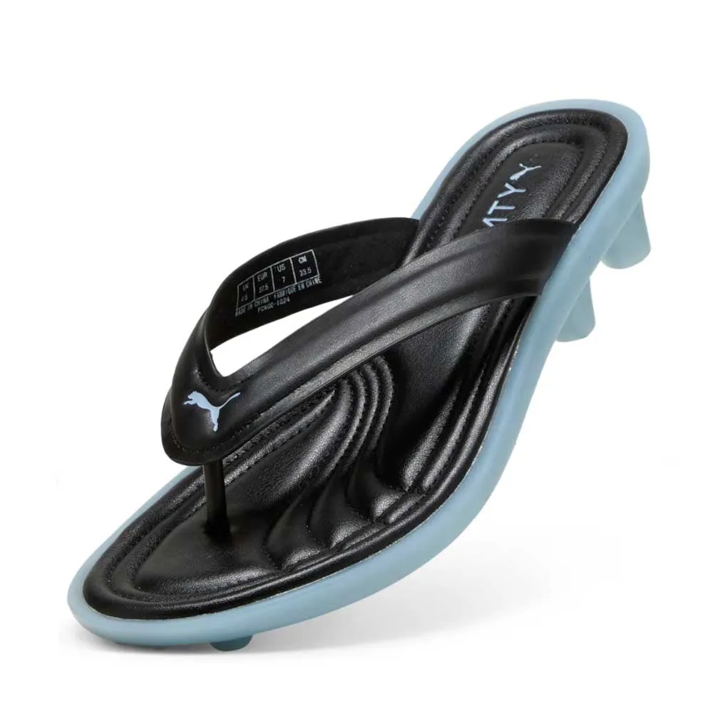   FENTY Cat Cleat Slides 'PUMA Black Haute Tropic' construction Hot Day