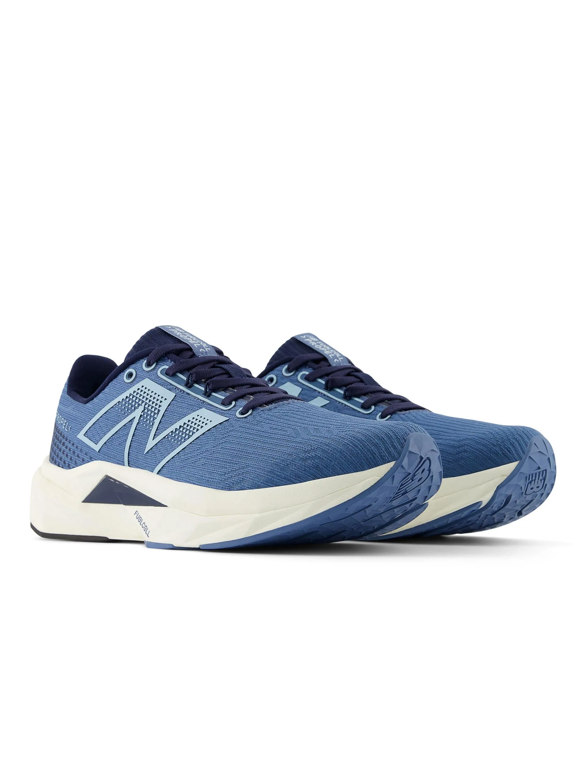 breathable - lining - breathability shoes Leather Luxury FuelCell Propel v5 Shoes - Heron Blue