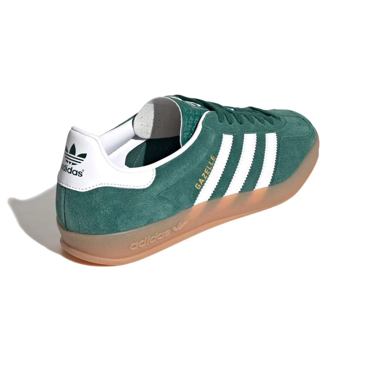 Gazelle Indoor 'Collegiate Green White Gum' Cushioned Base Work Commute Toe Guard