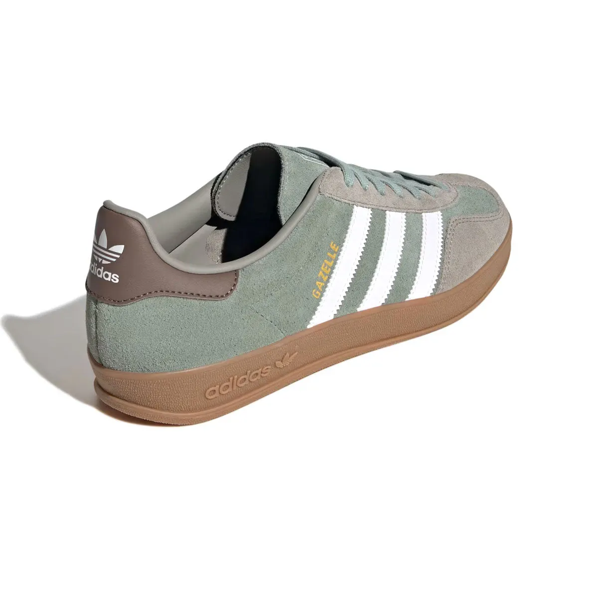 Gazelle Indoor 'Silver Pebble Silver Green' Comfort Heel Performance