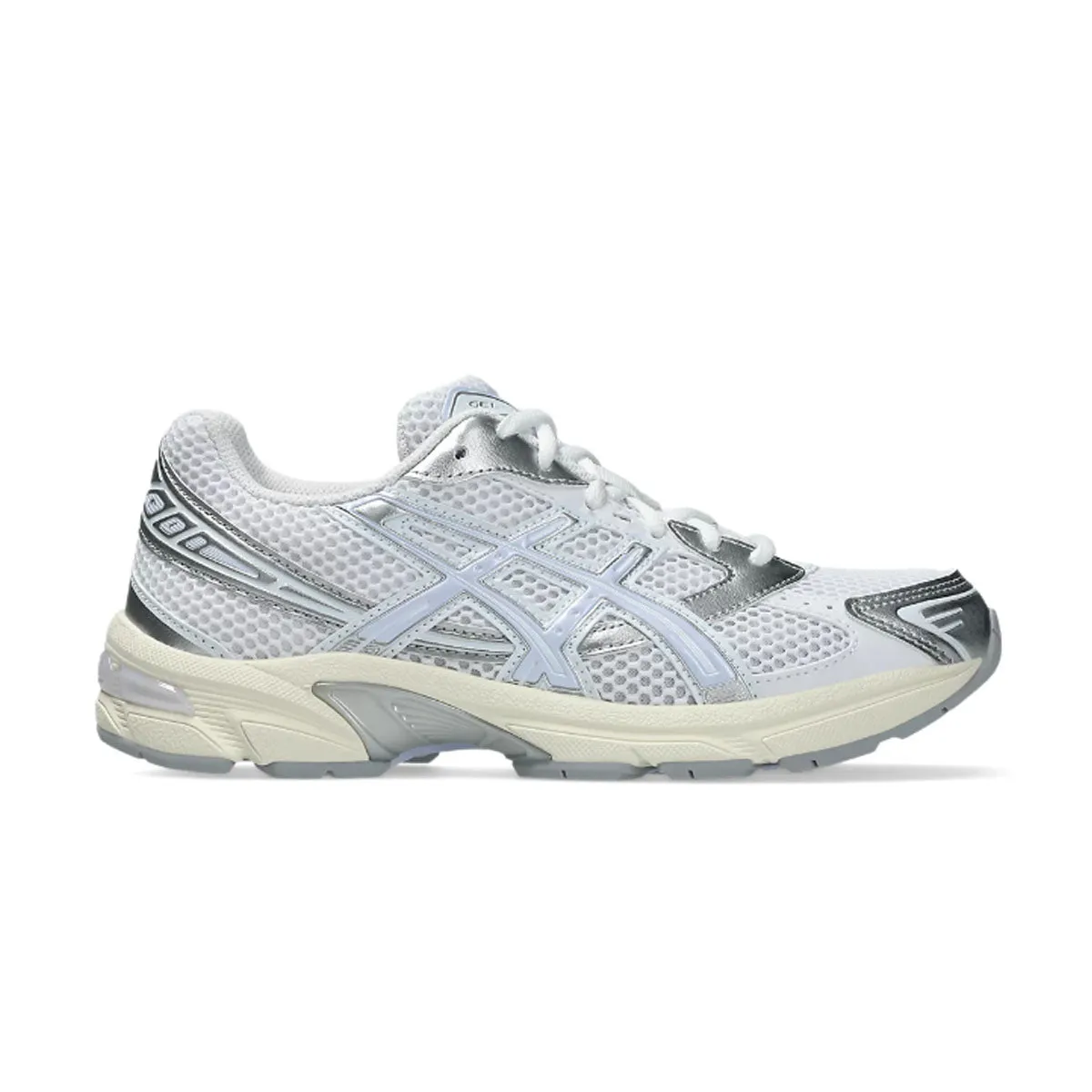 GEL-1130 'White Blue Fade' Elastic laces