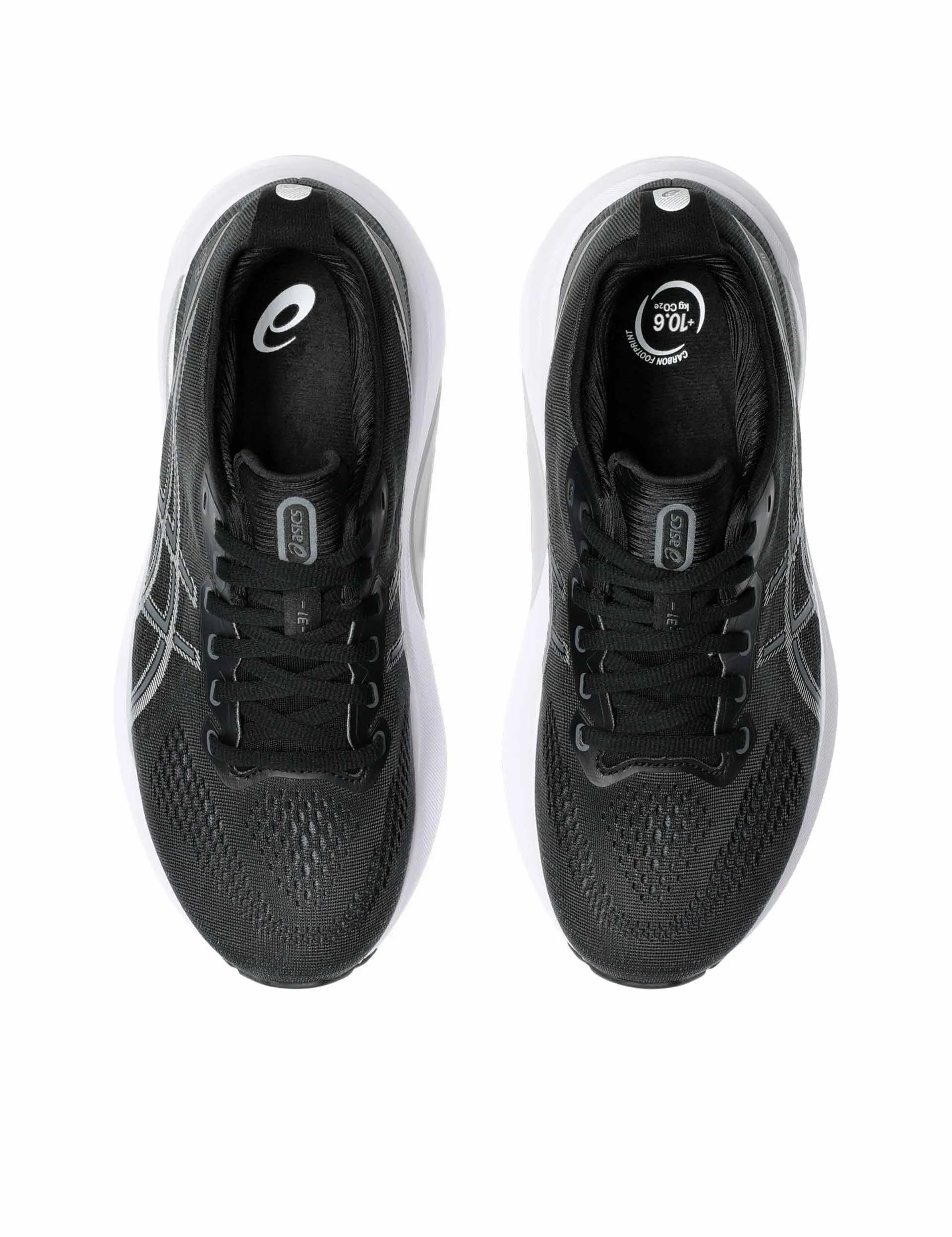 Gel Kayano 31 Black/Pure Silver anti - slip - design shoes