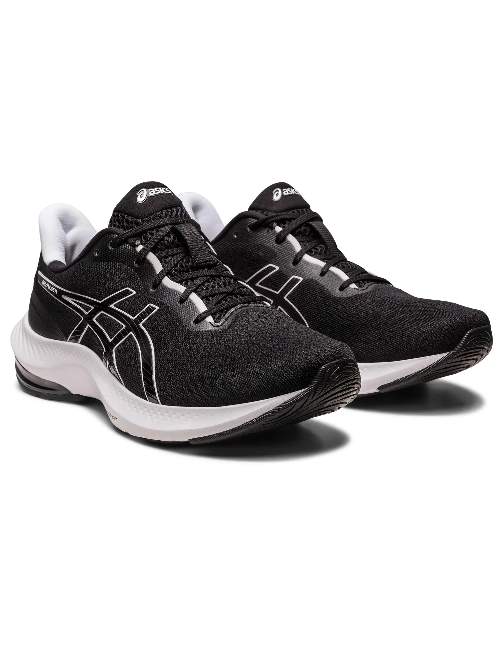 foot - cushioning running shoes Light Footed Gel-Pulse 14 - Black/White