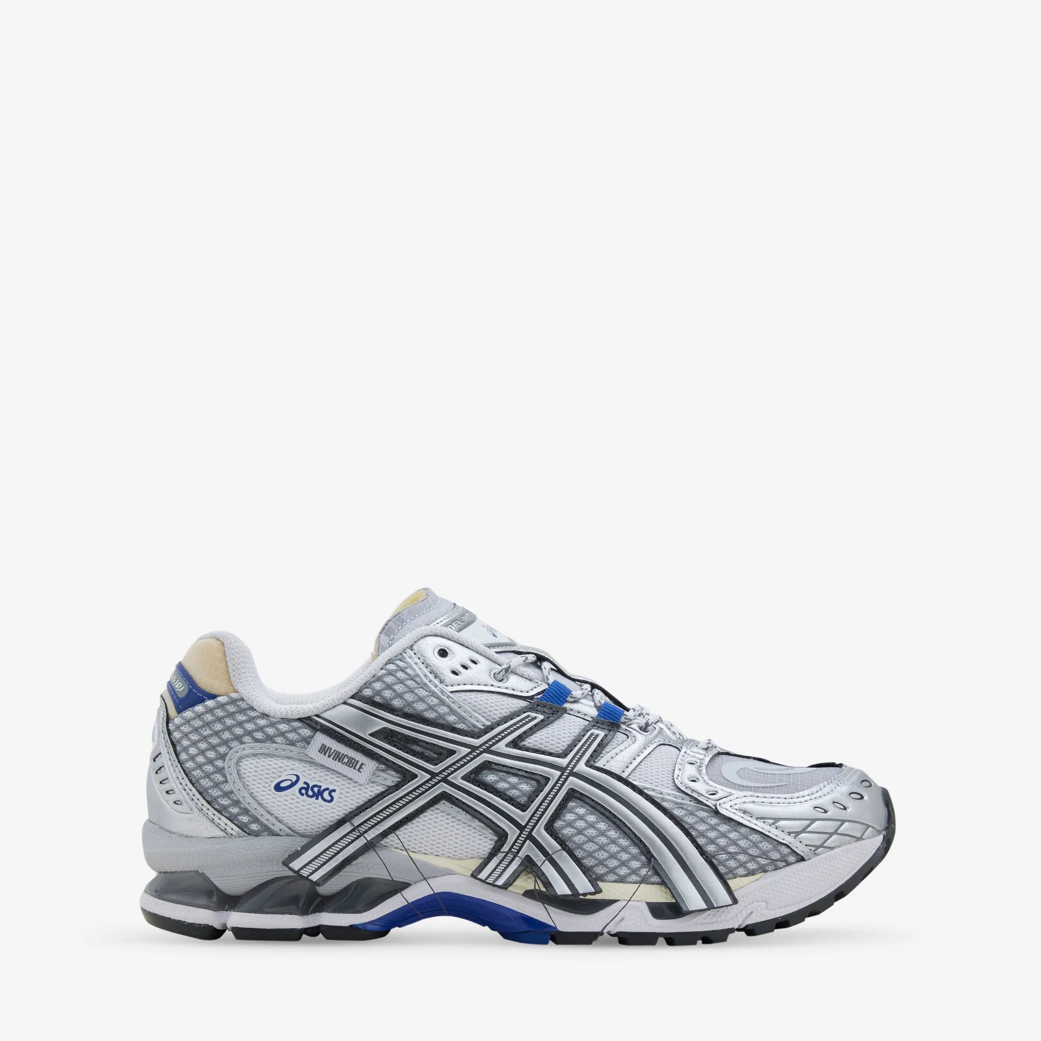 Invincible x Gel-Nimbus 10.1 Pure Silver | Asics Blue Natural Support Lead Hike