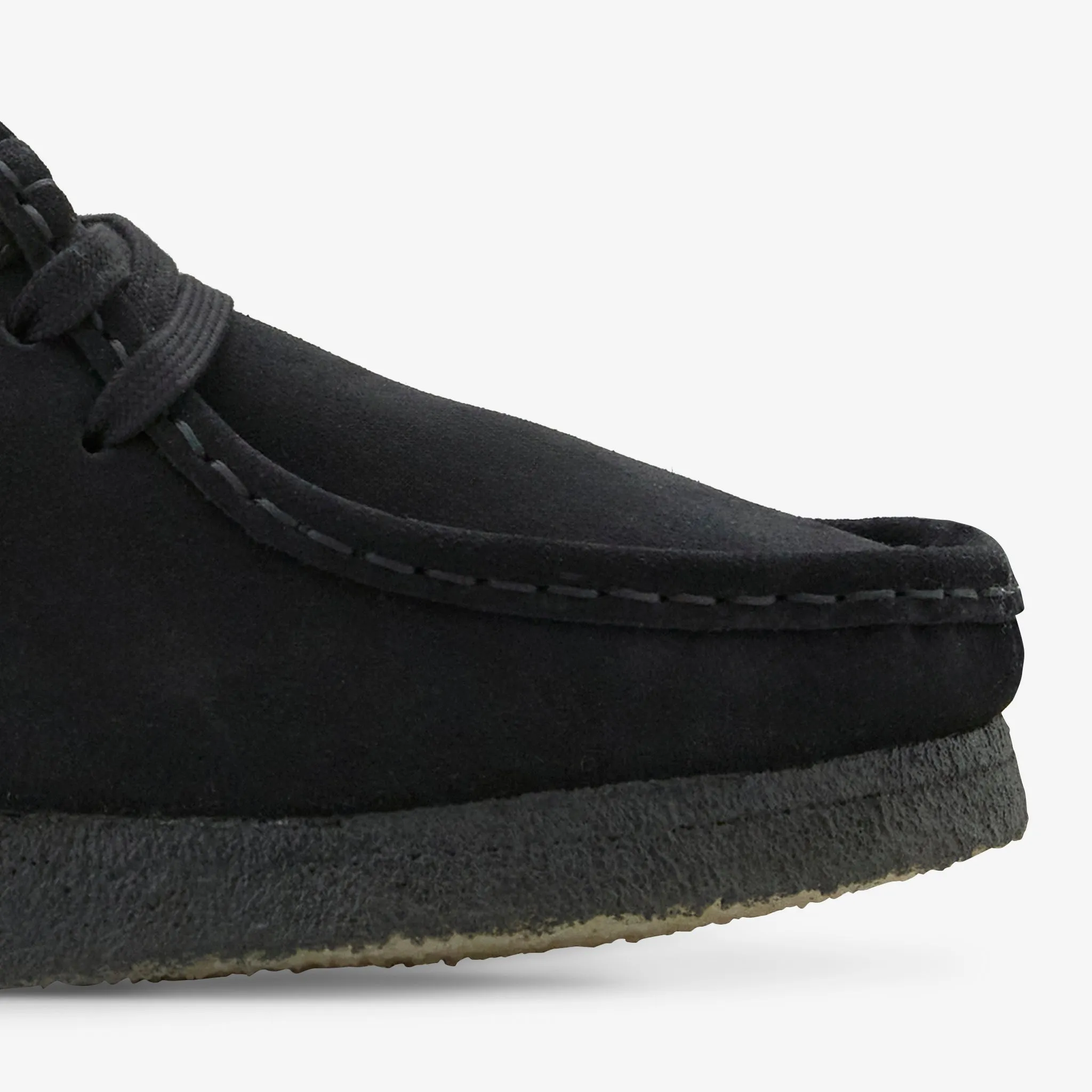 mesh material Quick Access Women's Wallabee Black Suede