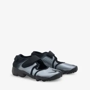 Family Fit Women's Air Rift Leather Metallic Silver | Black