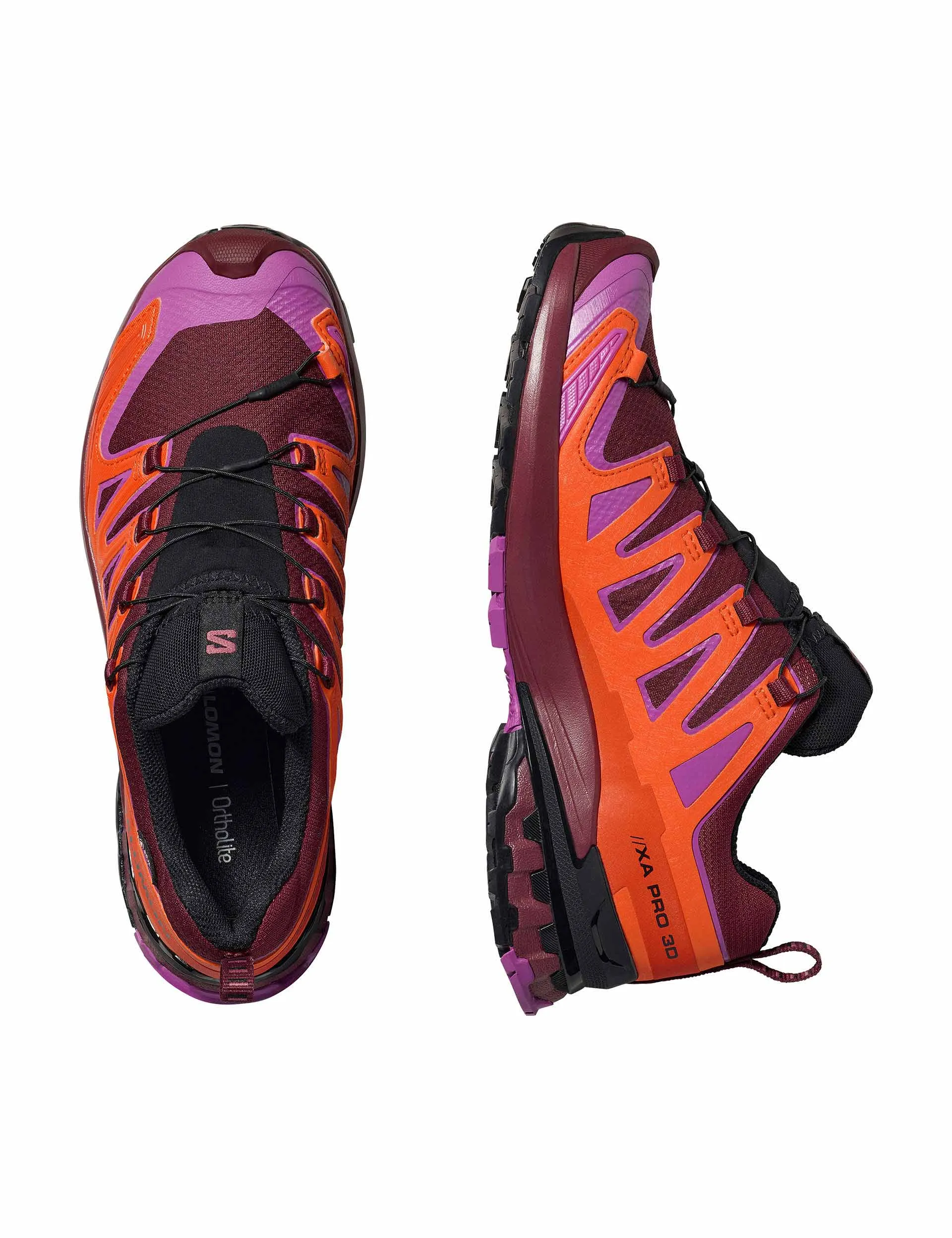 Padded collar Celebrity Vibe XA Pro 3D V9 Gore-Tex - Tawny Port/Red Orange/Willowherb