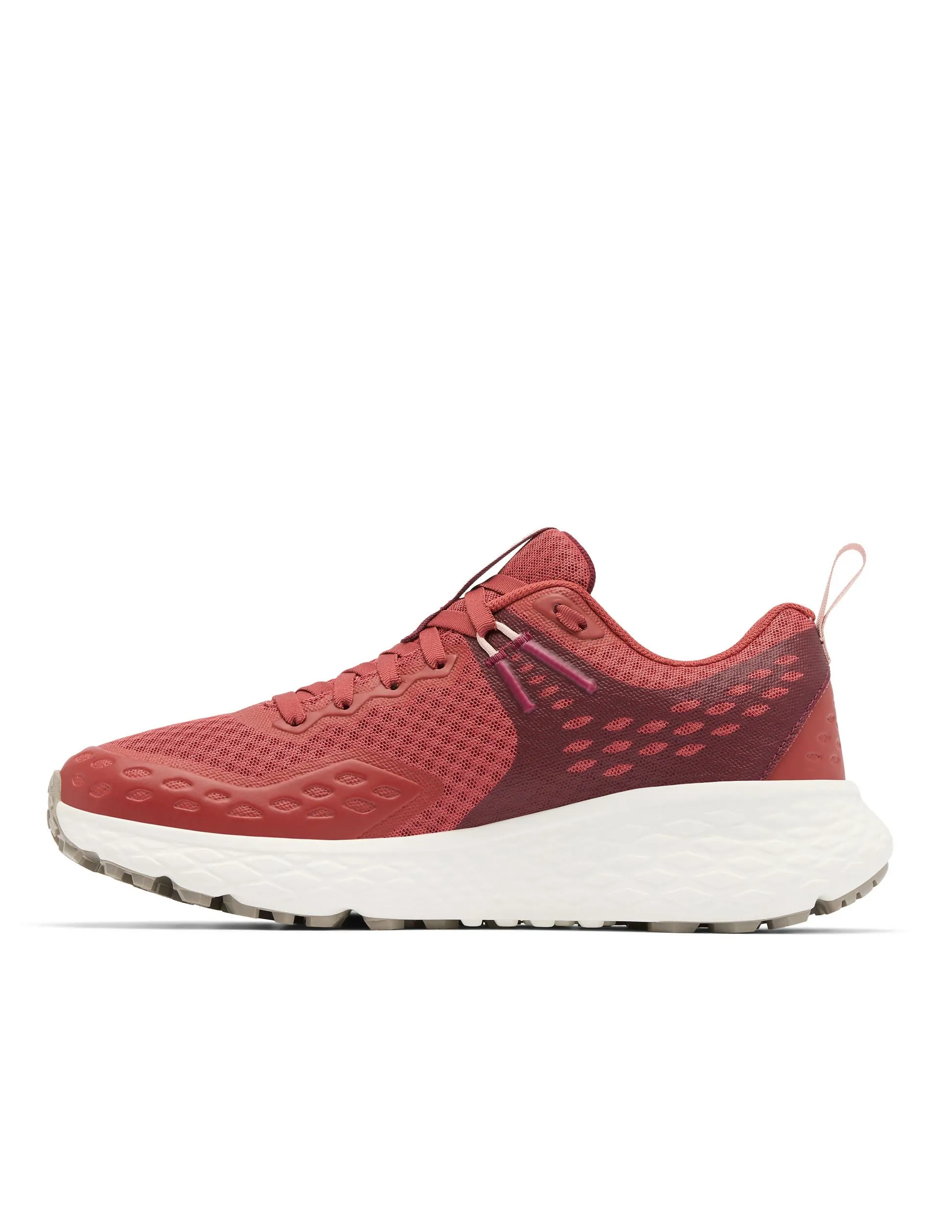 Konos TRS II OutDry Hiking Shoe - Dusty Crimson/Chianti heel - cup support beginner suitability
