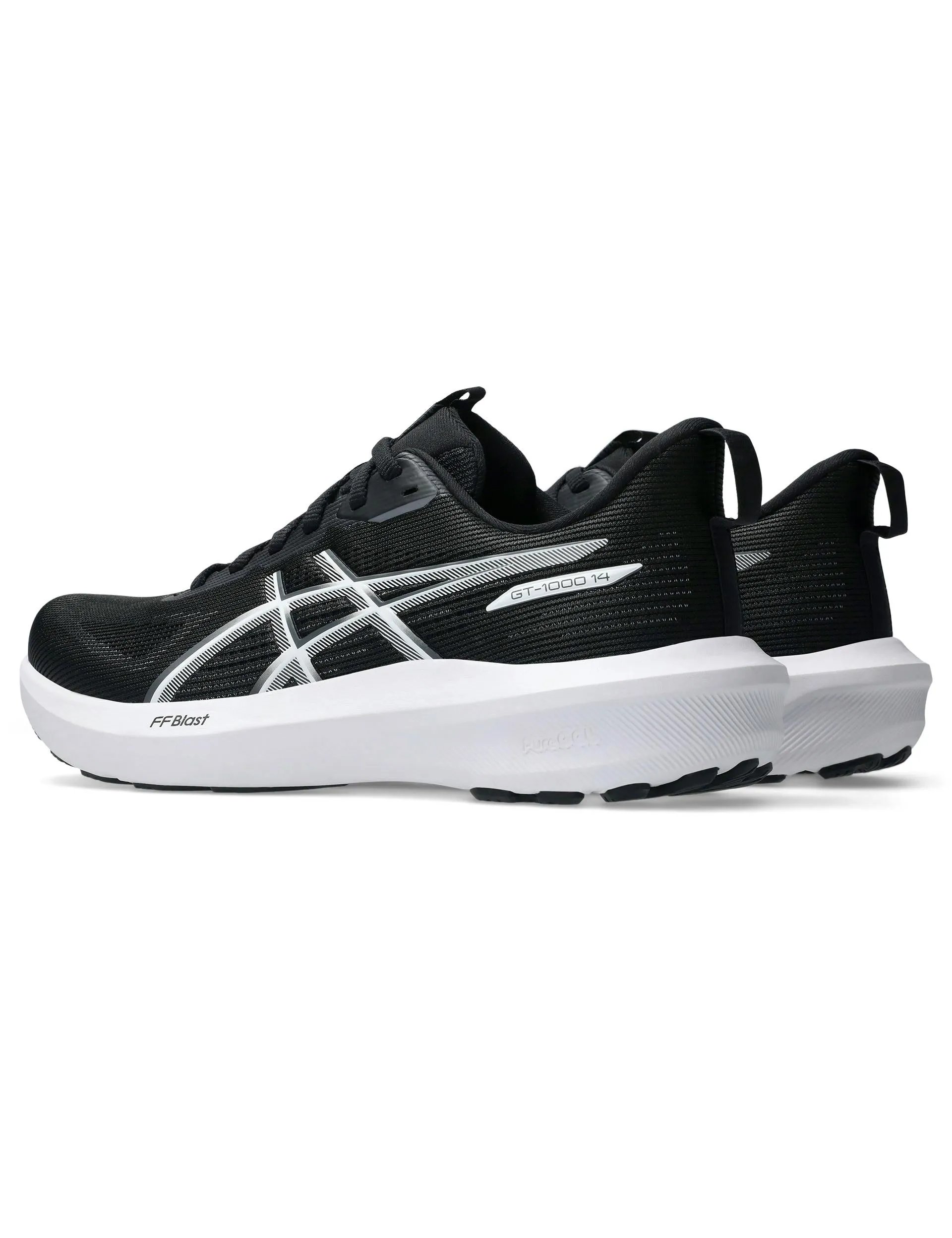 GT-1000 14 - Black/White female athlete shoes fluorescent running shoes