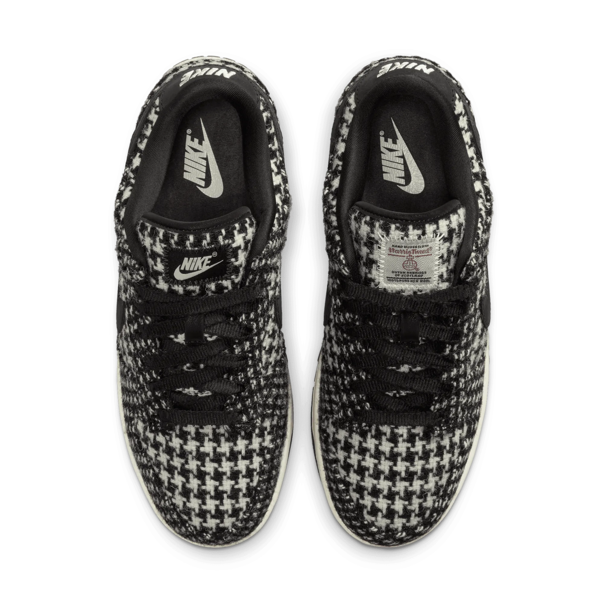  Harris Tweed Wmns Dunk Low 'Black Phantom' Club Night Slip Safe