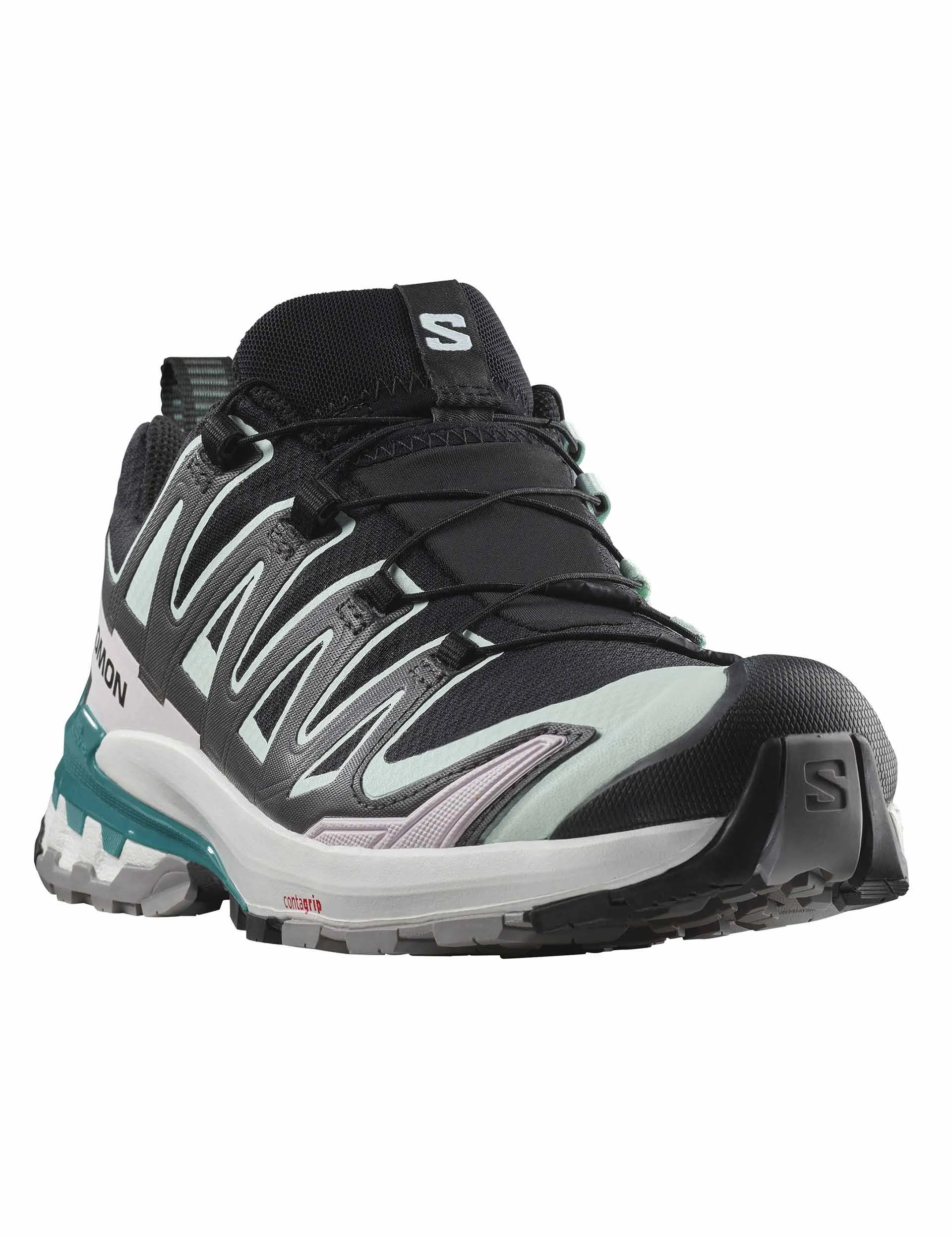 Long   Lasting Quality Flexible Wear XA Pro 3D V9 Gore-Tex - Black/Bleached Aqua/Harbor Blue